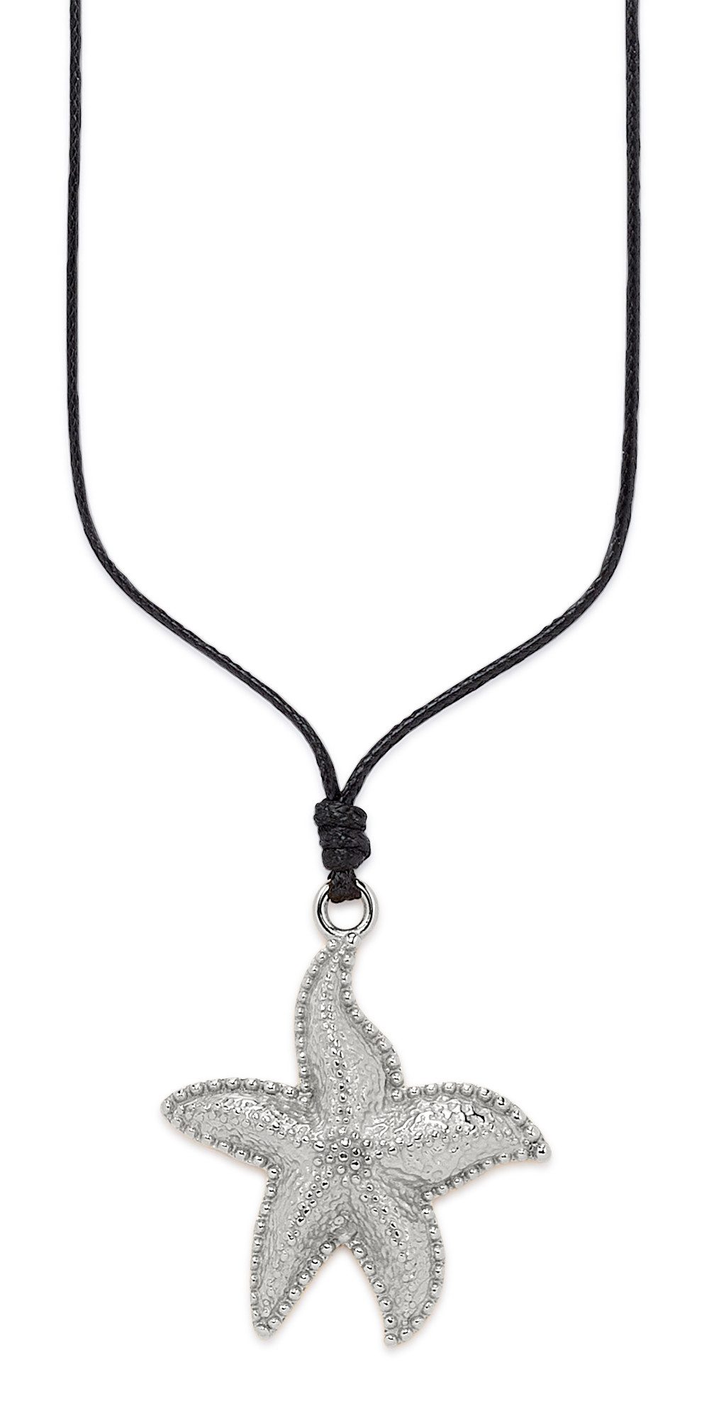 Aniston JEWELRY & WATCHES Kette mit Anhänger Schmuck Geschenk Lederkette lang mit Anhänger Seestern