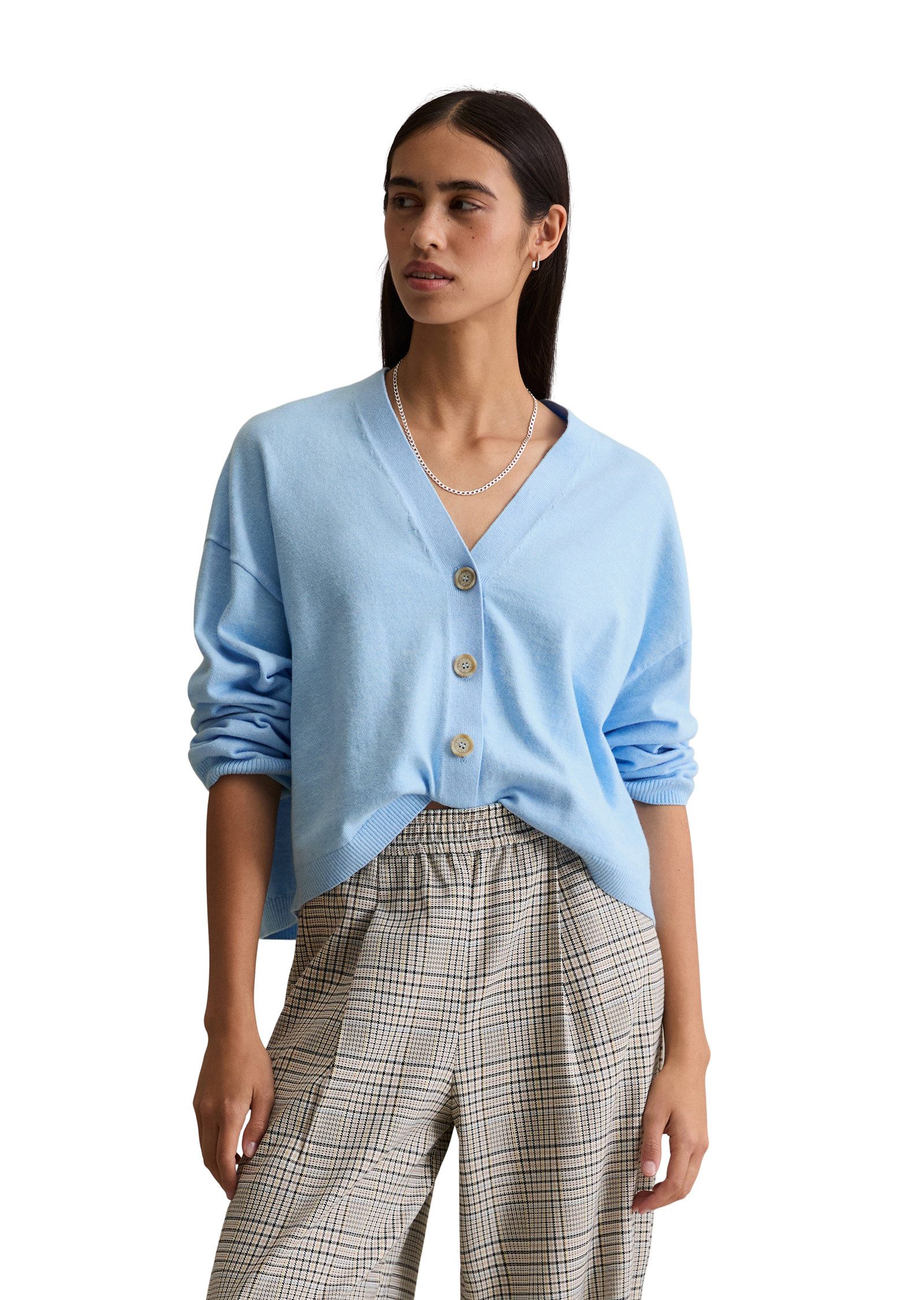 Marc O'Polo DENIM Cardigan aus Soft Cotton Stretch