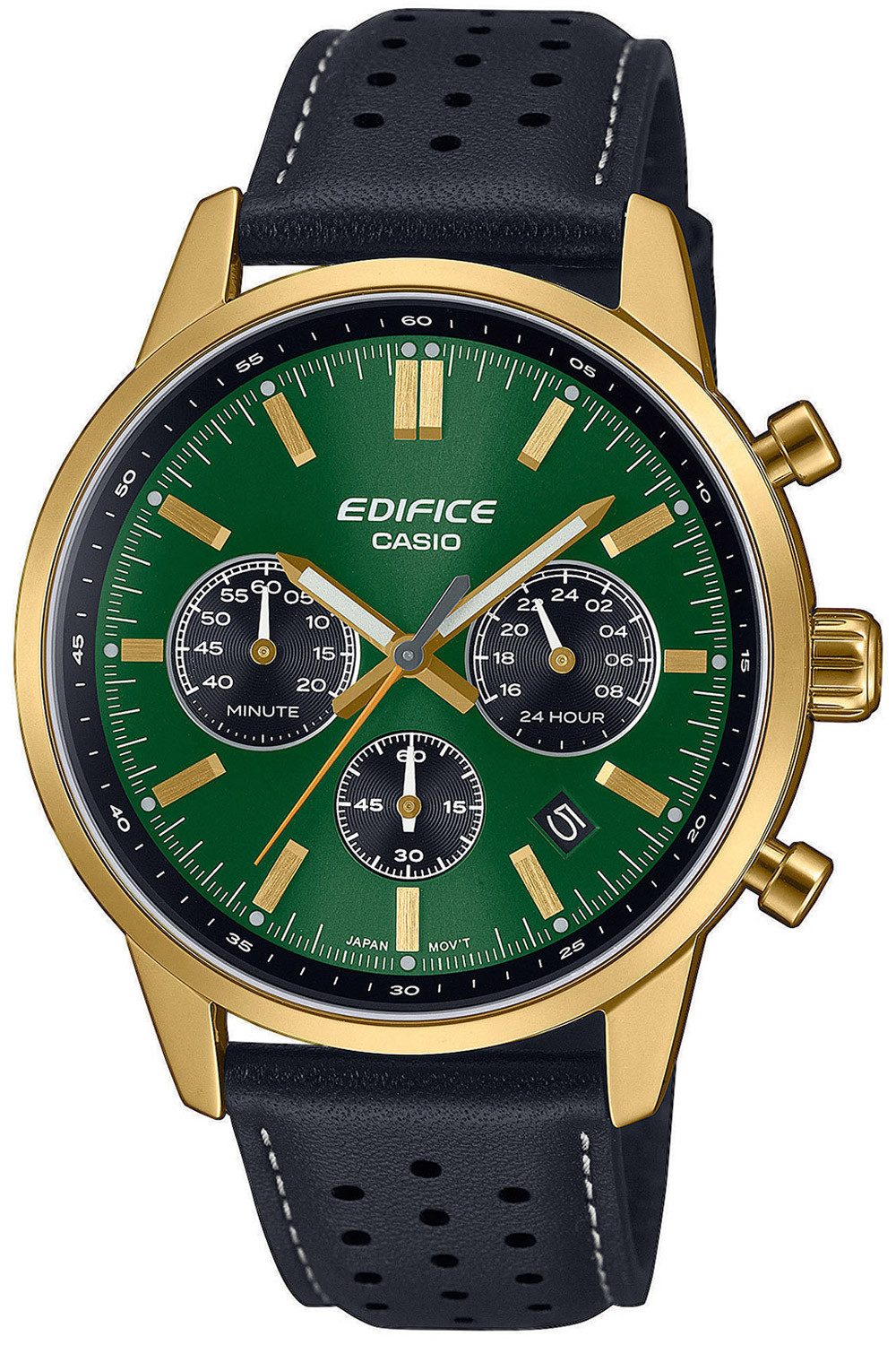 CASIO EDIFICE Quarzuhr Edifice Schwarz/Grün