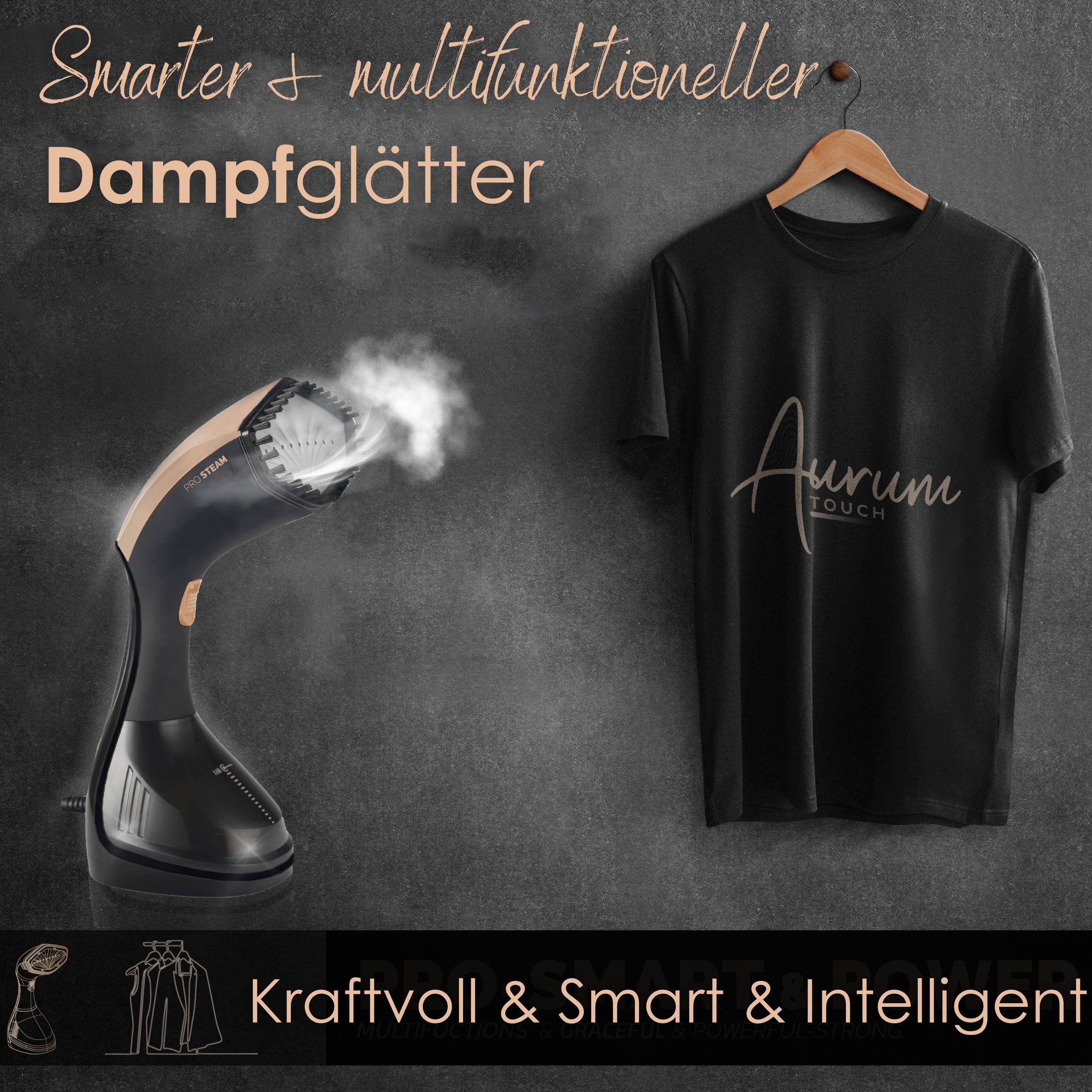 Zilan Dampfbürste ZLN-4254, 1500 W, Kontinuierlicher Dampf,LED-Bildschirmanzeige,Automatische Abschaltung