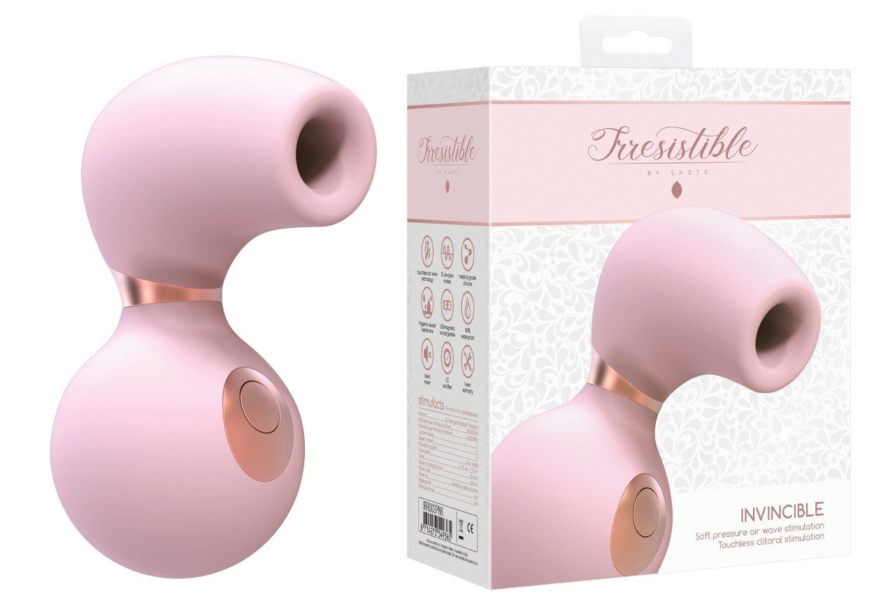 Irresistible Auflege-Vibrator IRRESISTIBLE Invincible - (div. Farben) Pink