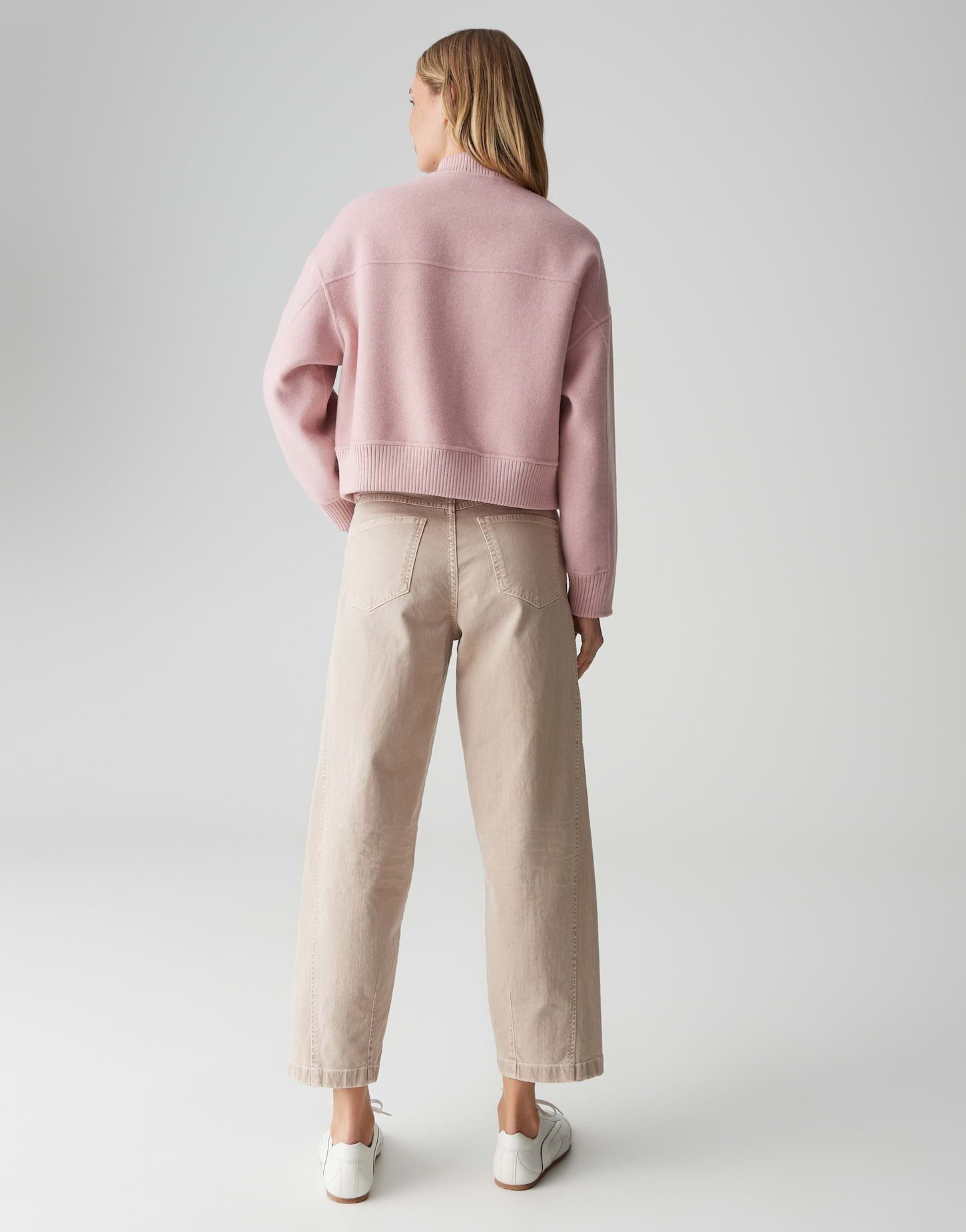 OPUS Blouson HISO Regular im Wollmix lockere Passform, weicher Griff