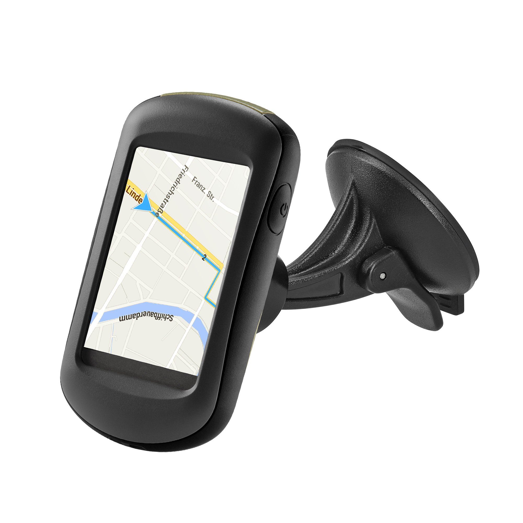 kwmobile KFZ Saugnapf Halterung für Garmin eTrex 10 20 30 / Approach G3 G5  GPS Navigationsgeräte-Halterung, (Navi Halter Kunststoff Autohalter für  u.a. Scheibe - Schwarz)