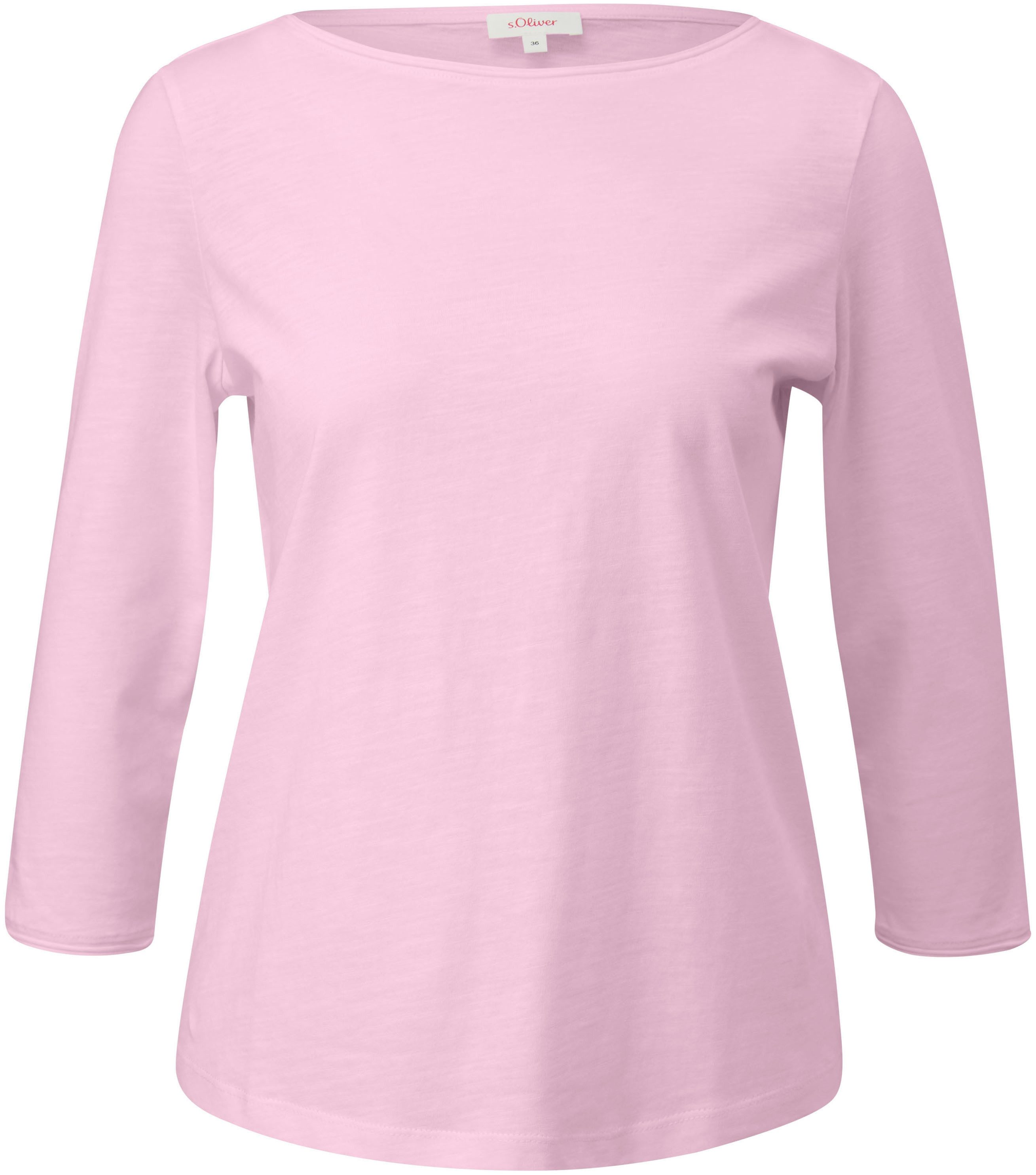 s.Oliver Langarmshirt aus Flammgarn günstig online kaufen