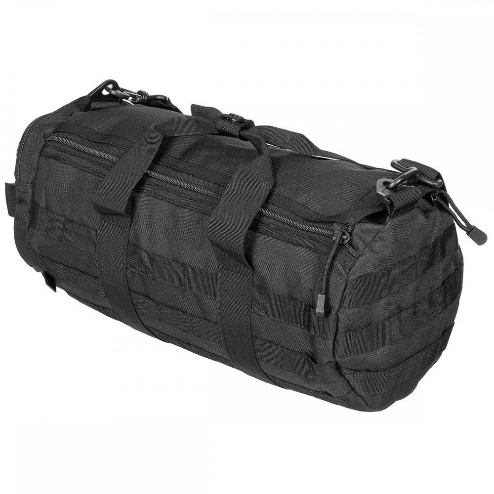 MFH Schultertasche Einsatztasche, rund, "MOLLE", schwarz günstig online kaufen