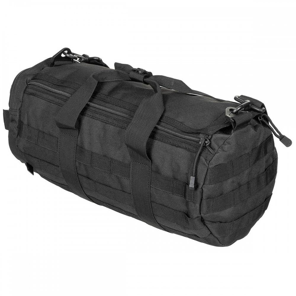 "MOLLE", MFH Einsatztasche, rund, Schultertasche schwarz