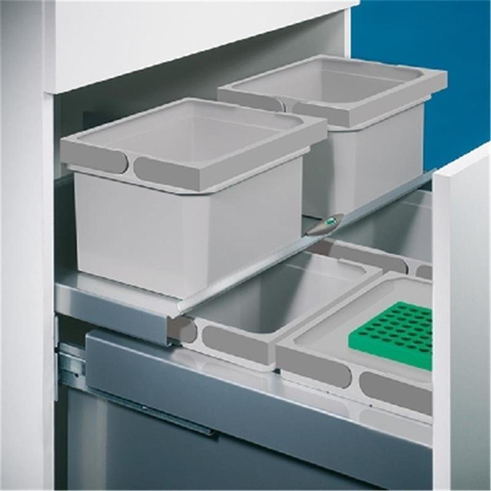 Naber Mülleimer Cox® Base Einzeleimer, Abfallsammler für Frontauszüge