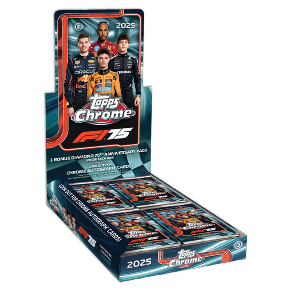 Topps Sammelkarte 2025 Topps Chrome Formula 1 Racing Cards Hobby Box