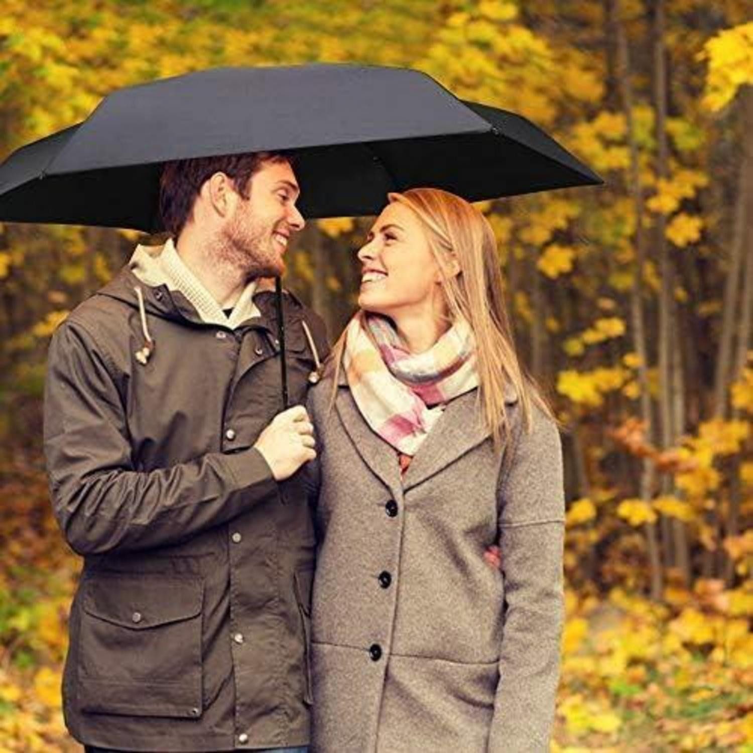 LuxusKollektion Taschenregenschirm Regenschirm Mini Umbrella Leicht faltender Taschenschirm UV-faltender