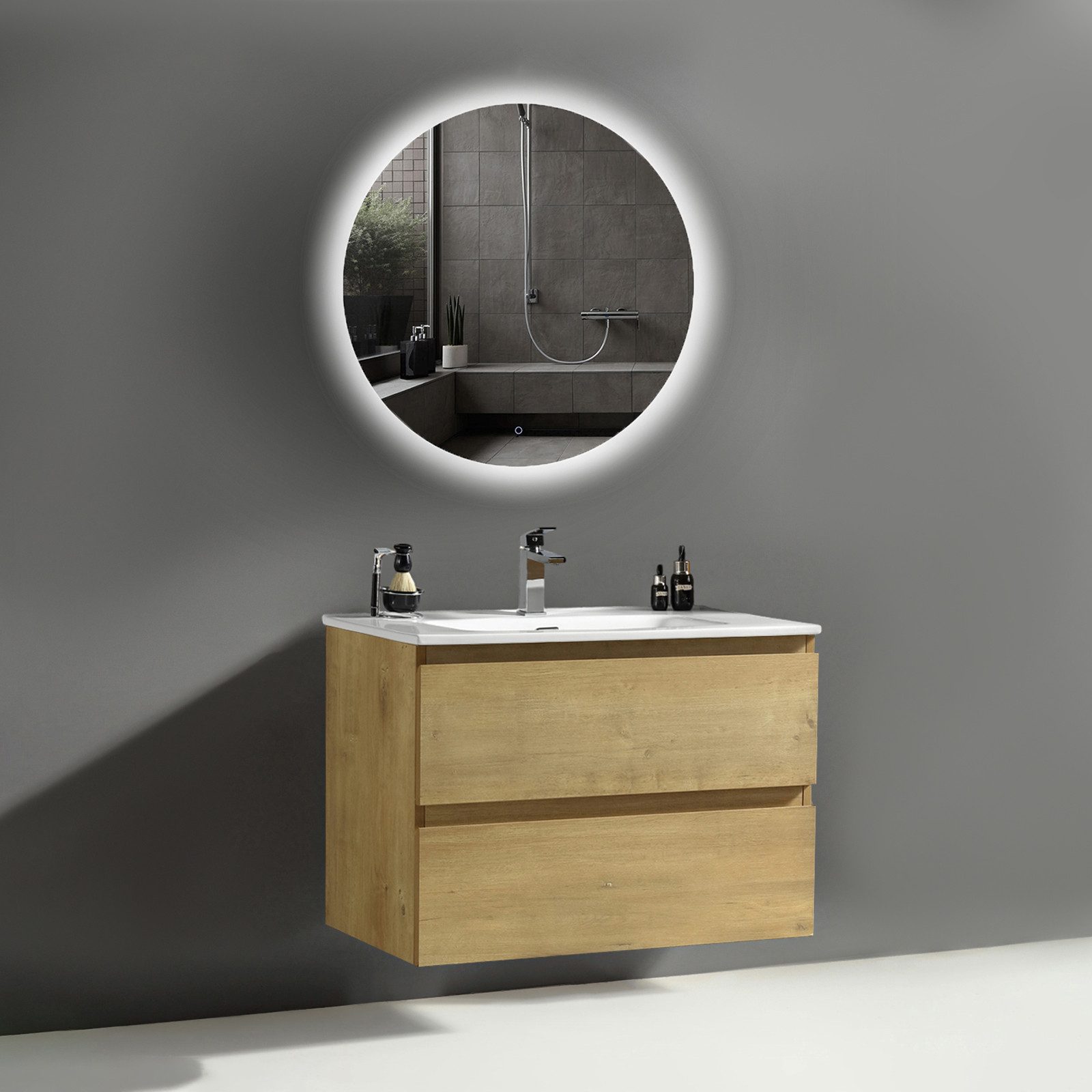 Alpenberger Badmöbel-Set - Badschrank Badezimmer Schrank, günstig online kaufen