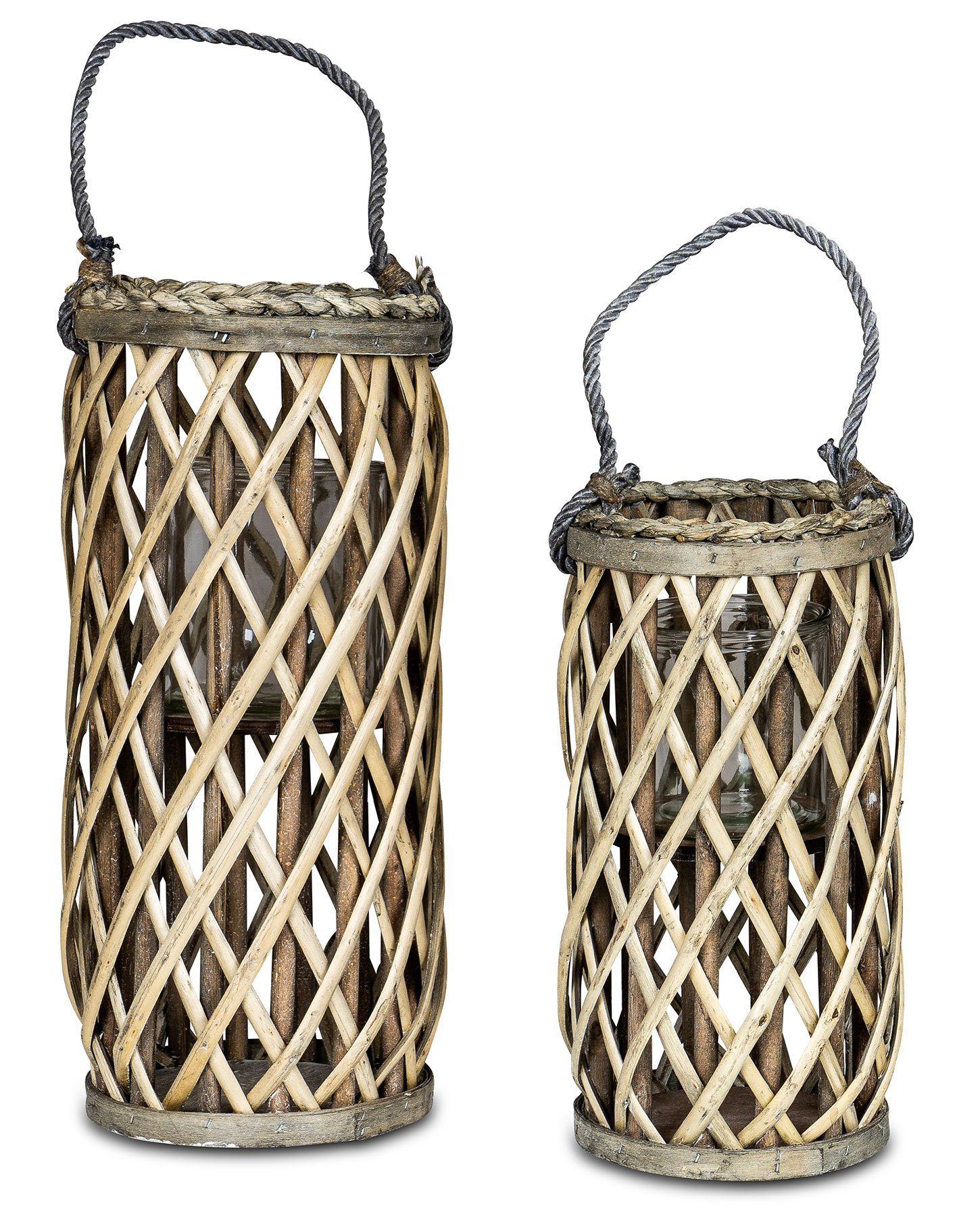 Levandeo® Kerzenlaterne, 2er Set Laterne Windlicht günstig online kaufen