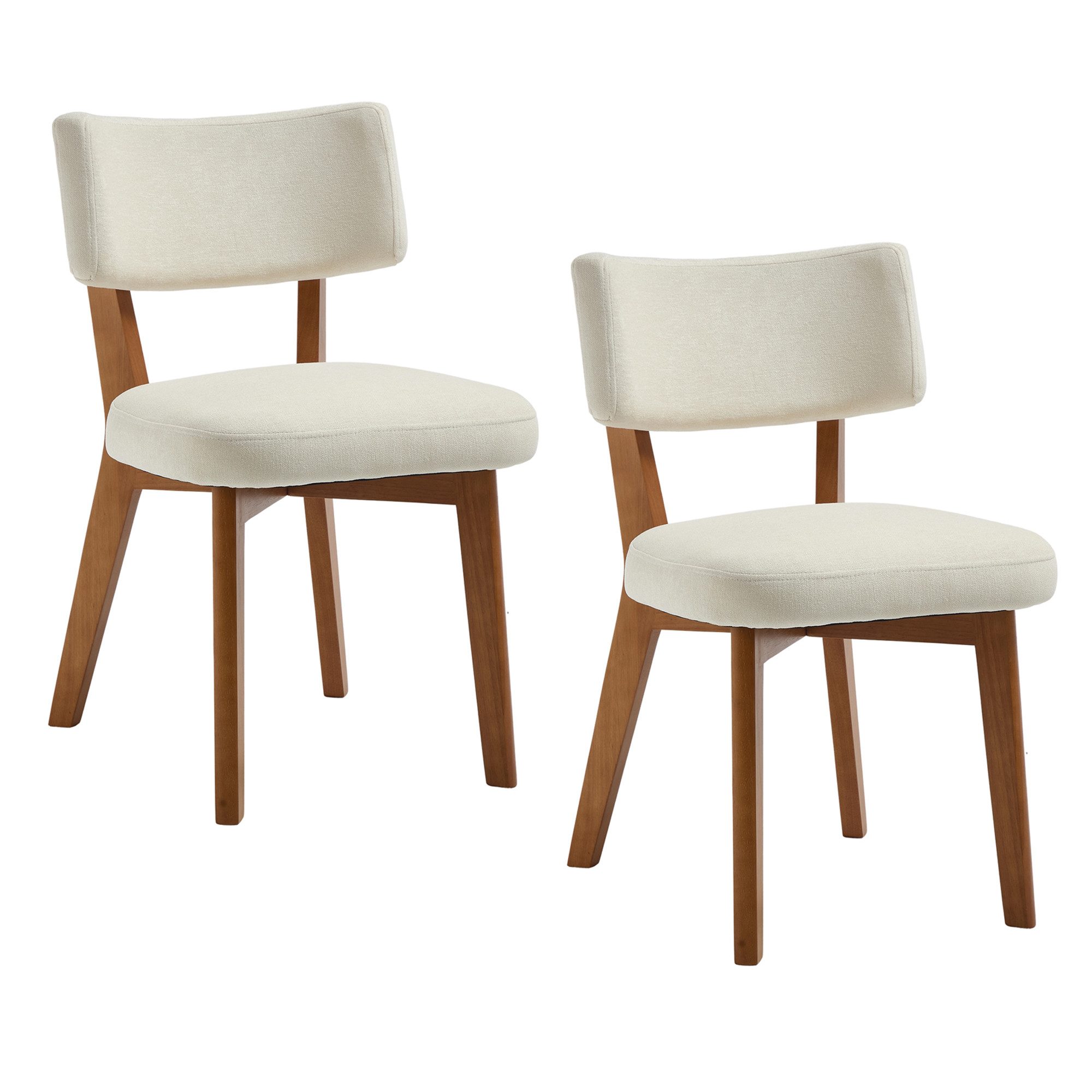 BlingBin Esszimmerstuhl Polsterstuhl Satz von 2, Moderne Mid-Century-Stil S günstig online kaufen