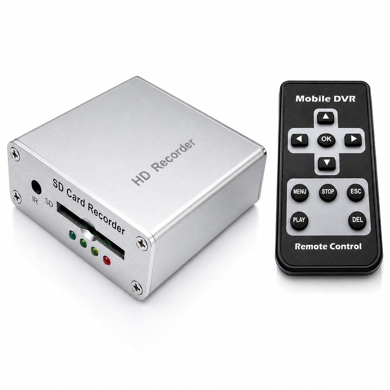 Bolwins H02D AV Video Recorder Für analoge Kameras Digitales Aufnahmegerät (SD-Aufnahme, AV-Recorder, Videoaufnahme ohne PC)