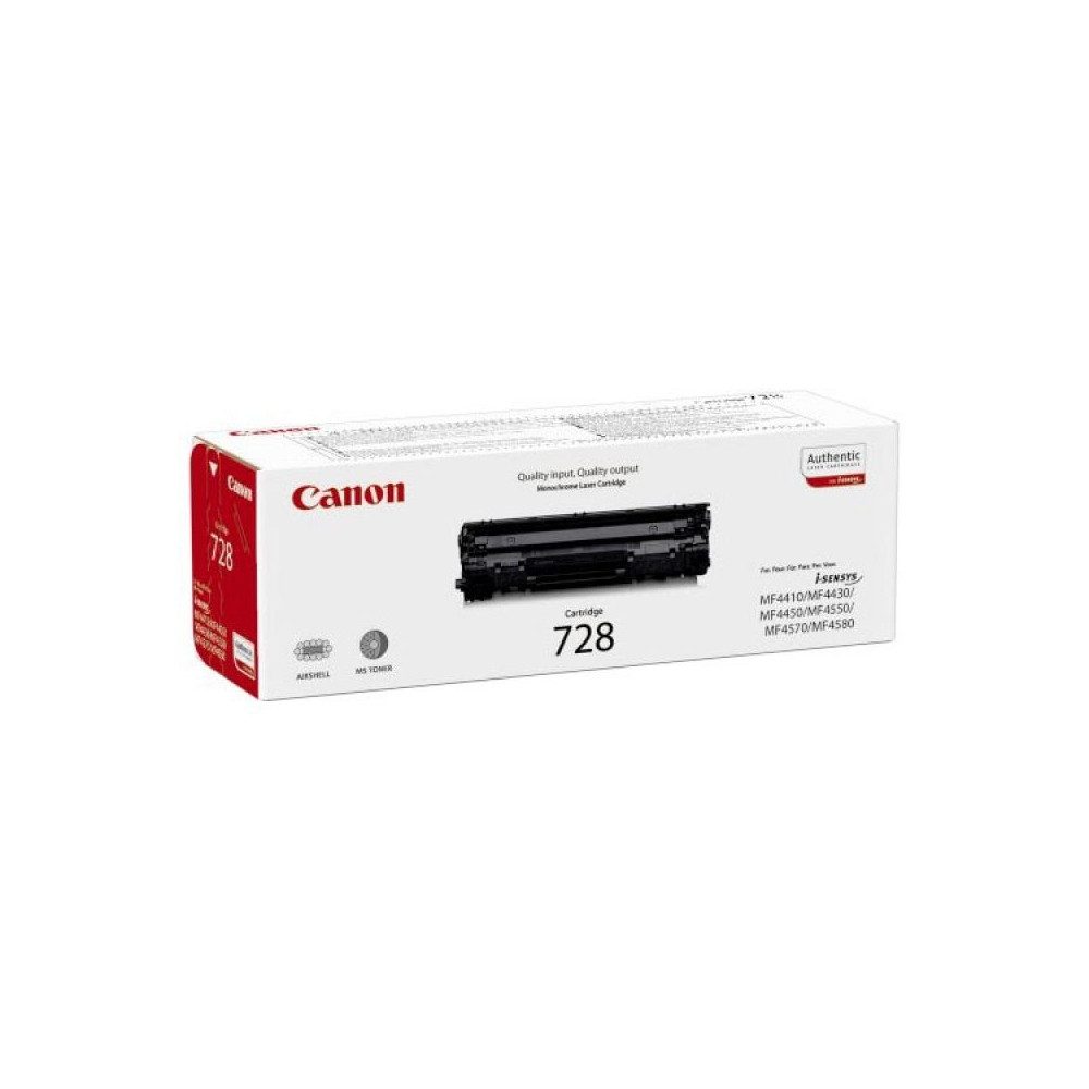 Canon Tonerpatrone Canon 728 Tonerpatrone für Drucker, (Tonerpatrone, Original Canon Tonerpatrone für mehrere Druckermodelle), Original Canon Tonerpatrone