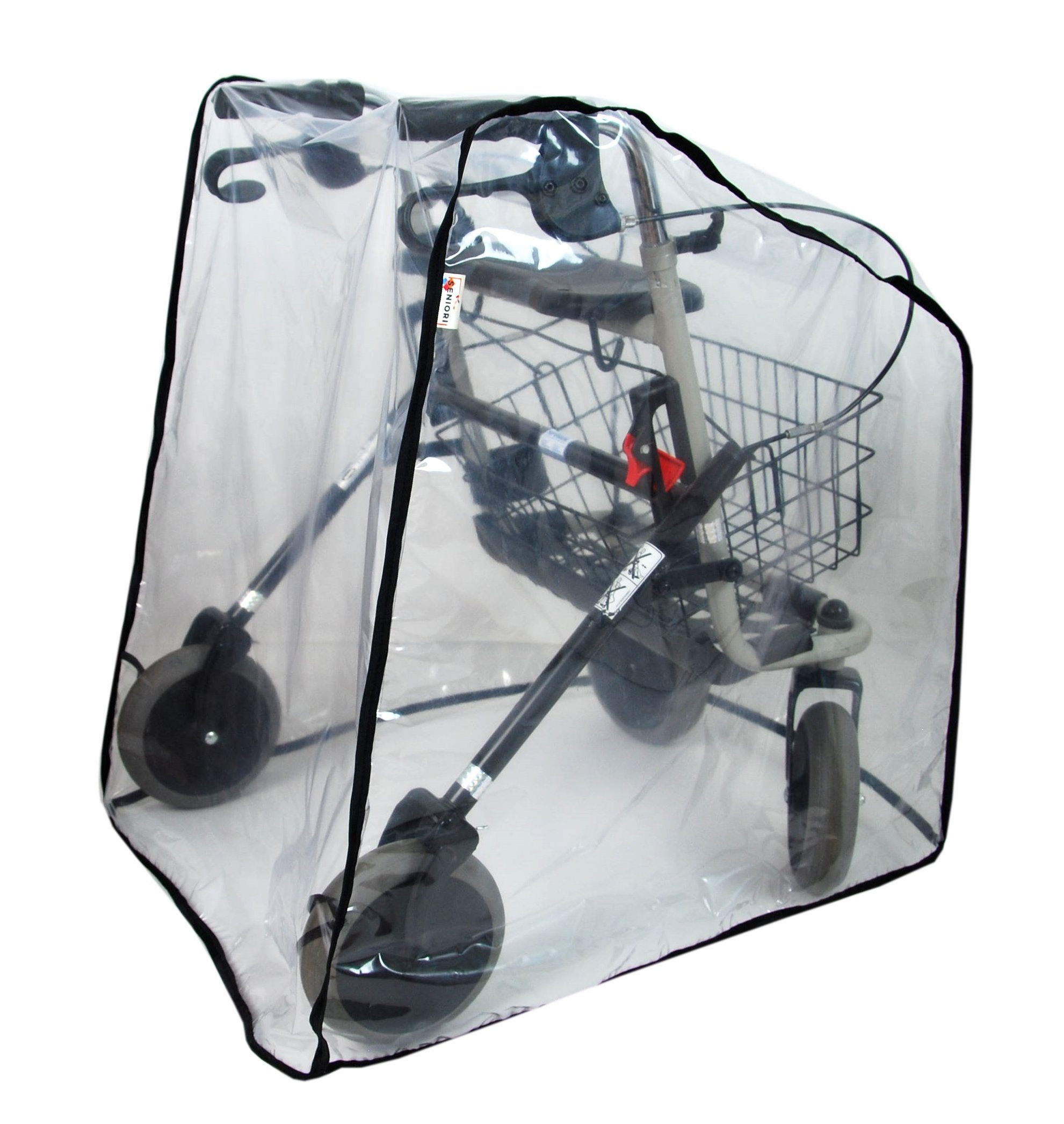 Seniori Regenverdeck SENIORI Rollator Schutzhaube Abdeckung Universal Gehilfe Schutzhülle, SENIORI Rollator Schutzhaube Abdeckung