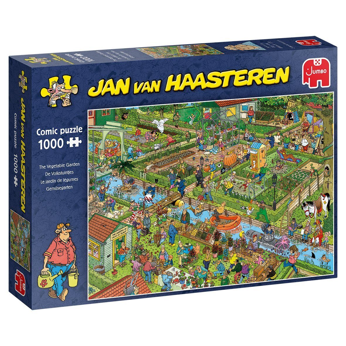 Jumbo Spiele Puzzle Jan van Haasteren Gemüsegarten 1000 Teile, 1000
