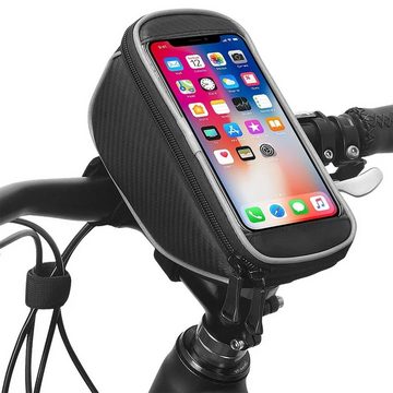 CoolGadget Sahoo Fahrrad Lenker Handy-Halterung, (Smartphone Handy Halter für Fahrrad Bike Roller Scooter)