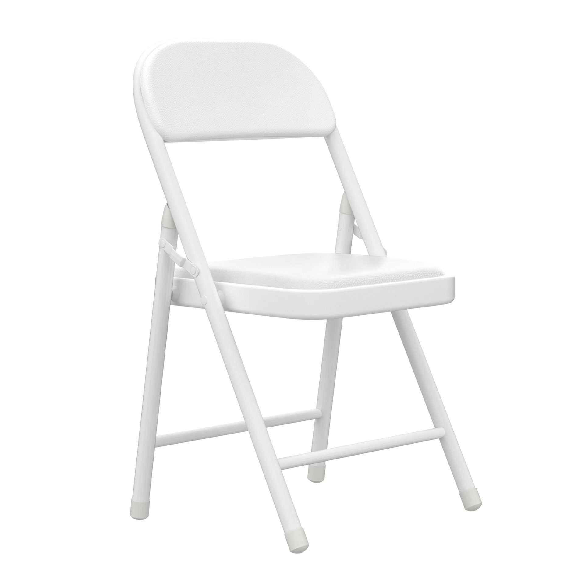 JEOBEST Klappstuhl PU Klappstühle aus Kunststoff und Metall, Faltbarer Stuhl, (1/2 St) Kunstleder Stabil Klappstuhl für Hochzeit Essen Küche Schule