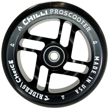 Chilli Stuntscooter Chilli Pro Stunt-Scooter Riders Choice Rolle Made in USA 110mm Schwarz