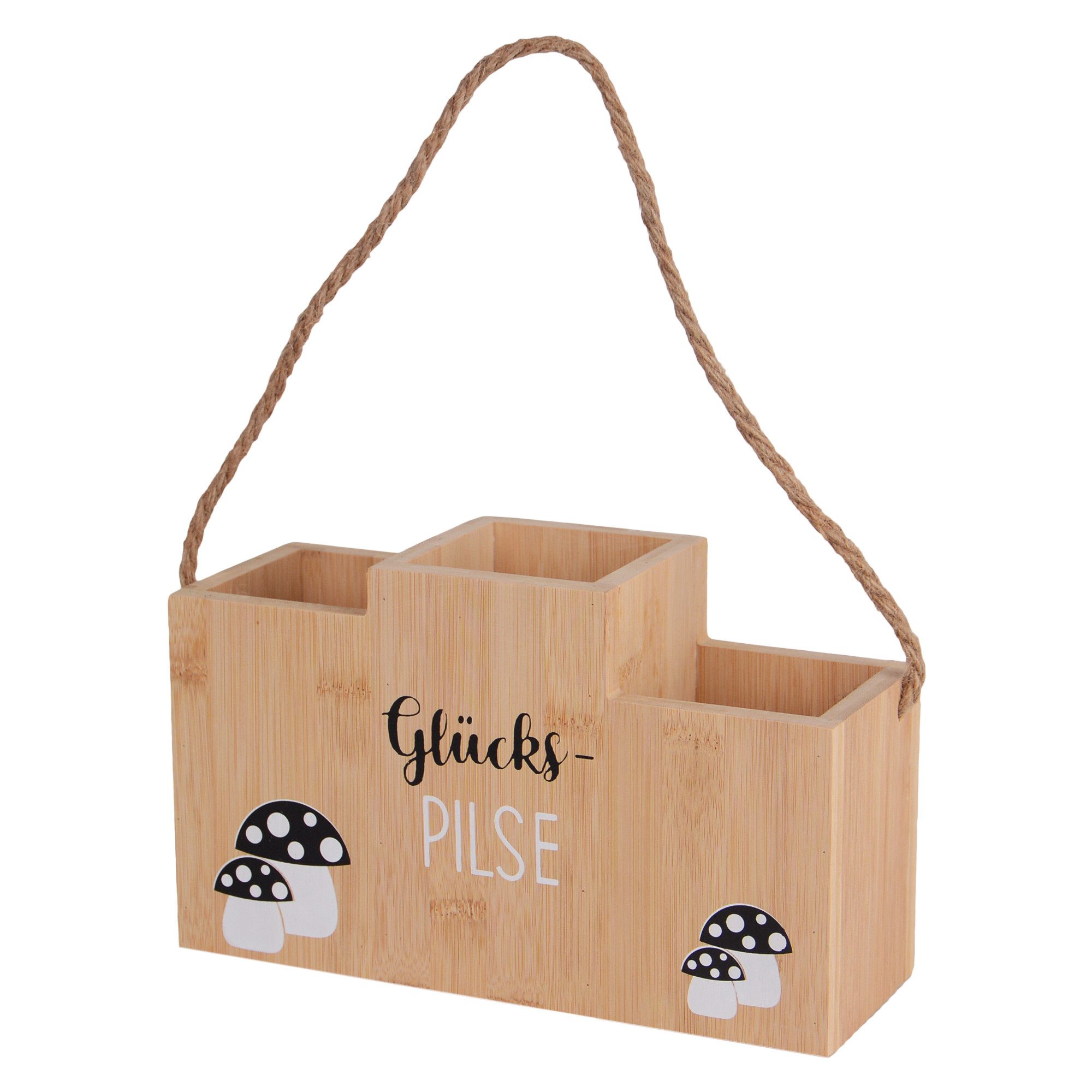 UNUS HOME Flaschenkorb Halter aus Holz für Flaschen