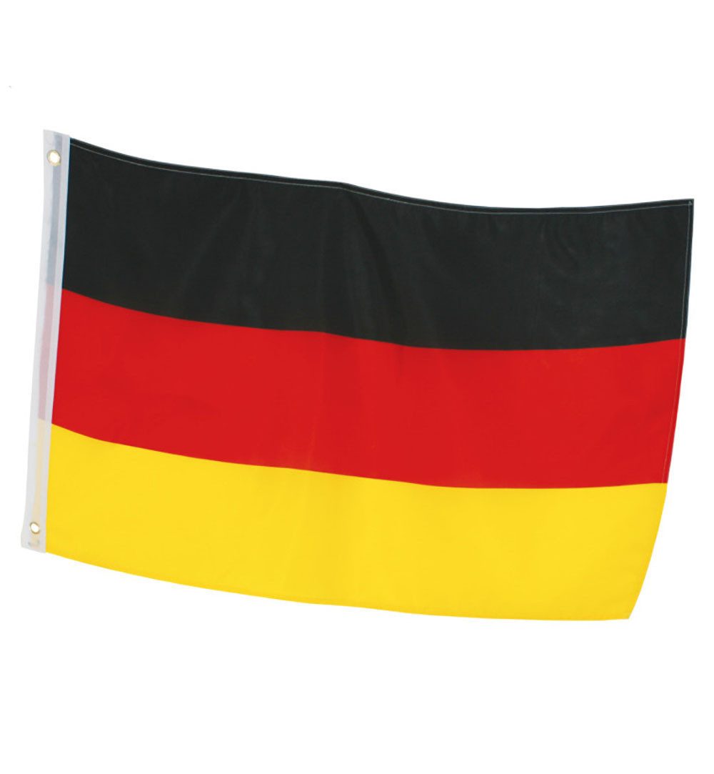 Fahne Deutschland Fahne Schwenkfahne 60 x 90 cm Ösen EM Fußball