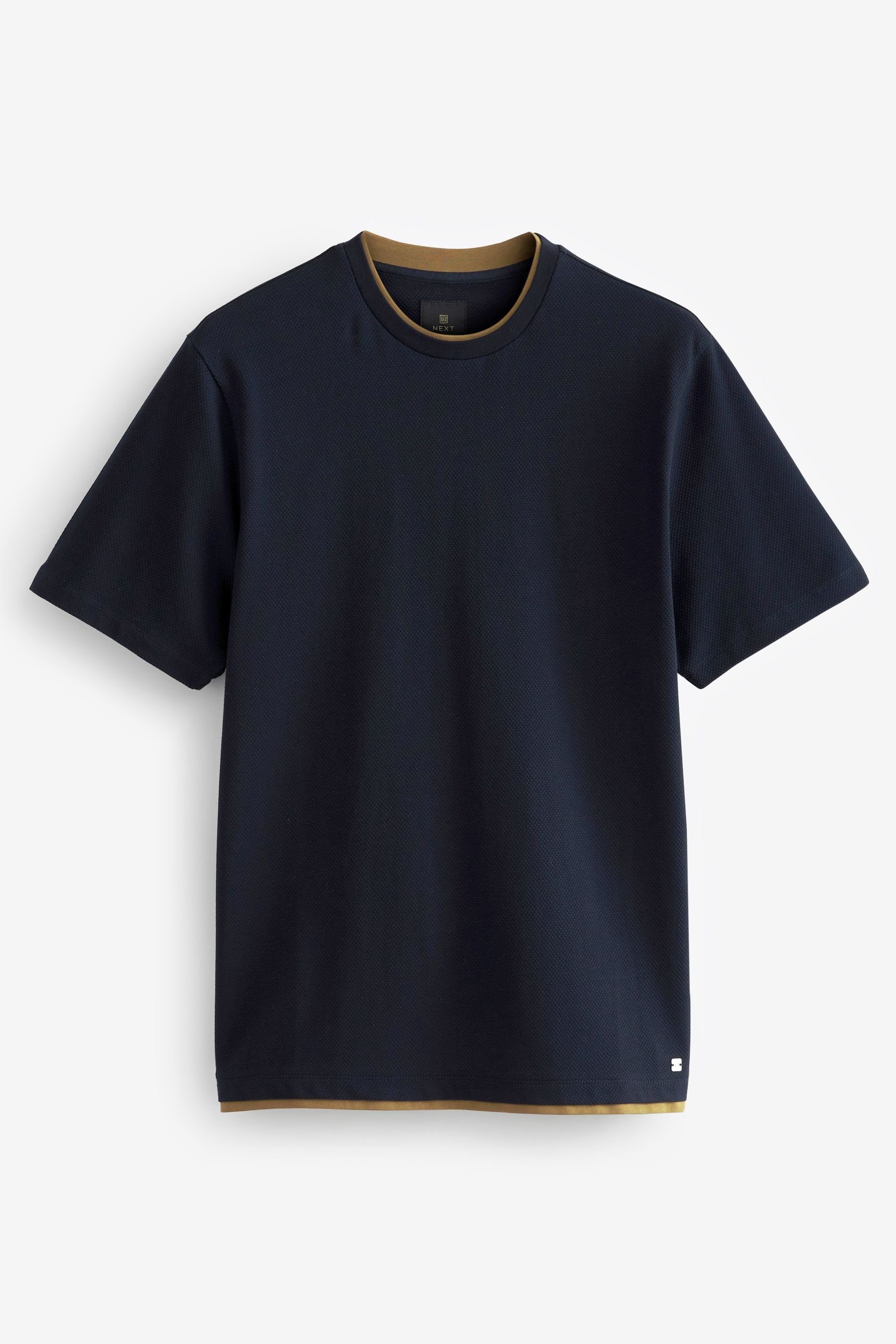 Next T-Shirt T-Shirt im Lagenlook (1-tlg) Navy Blue