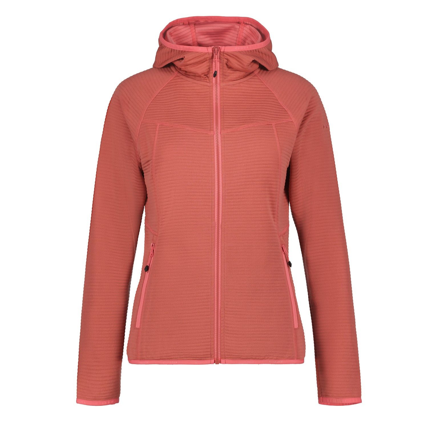 Icepeak Strickfleecejacke Midlayer Berryville mit Kapuze