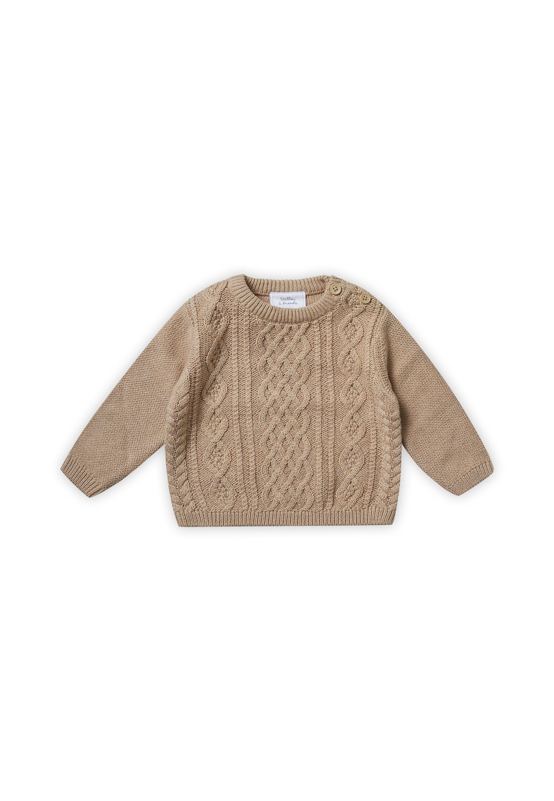 Stellou & friends Strickpullover Strickpullover beige melange