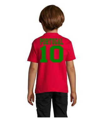 Blondie & Brownie T-Shirt Kinder Portugal Sport Trikot Fußball Weltmeister Meister WM Europa EM