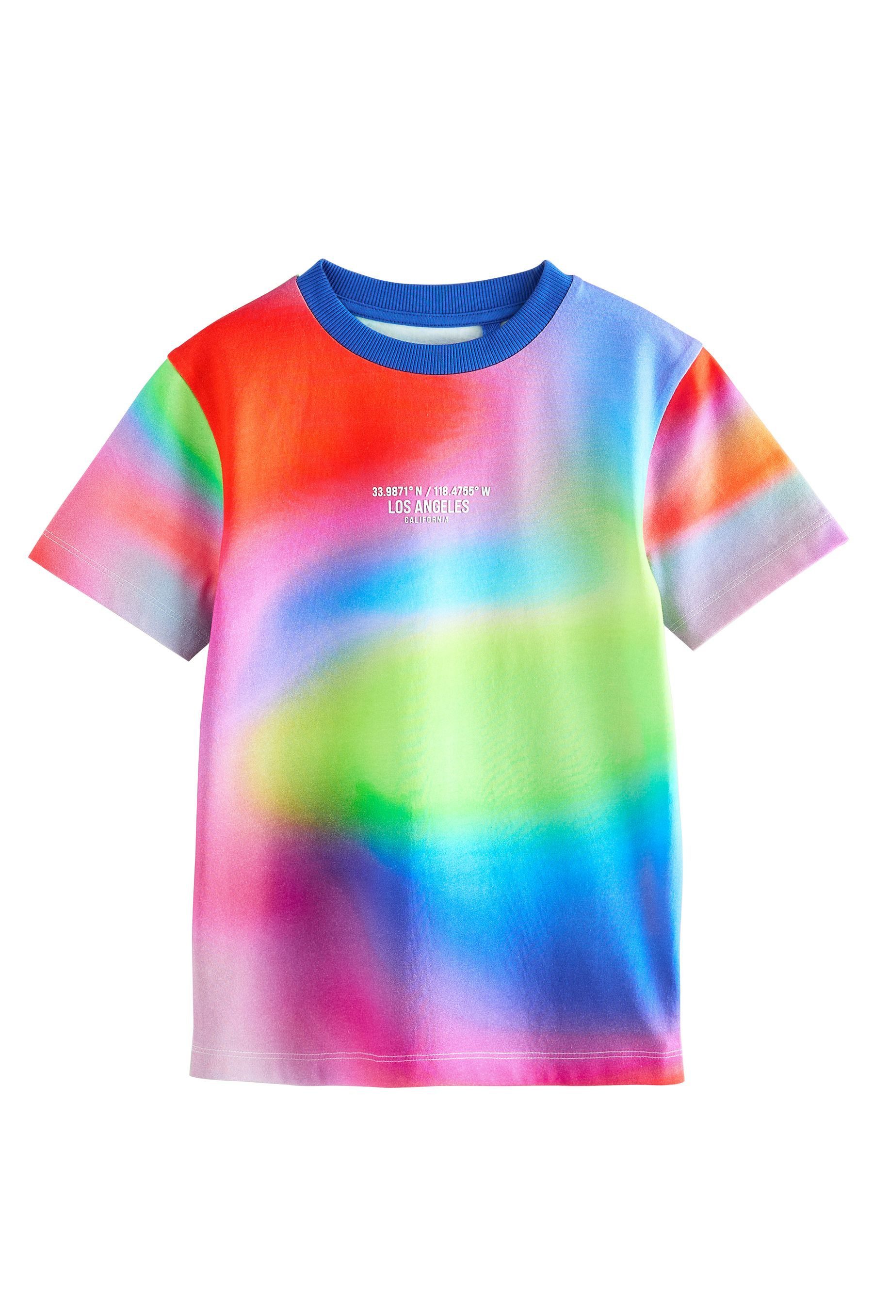 T-Shirt T-Shirt im Regular Fit aus Baumwolle mit Print
