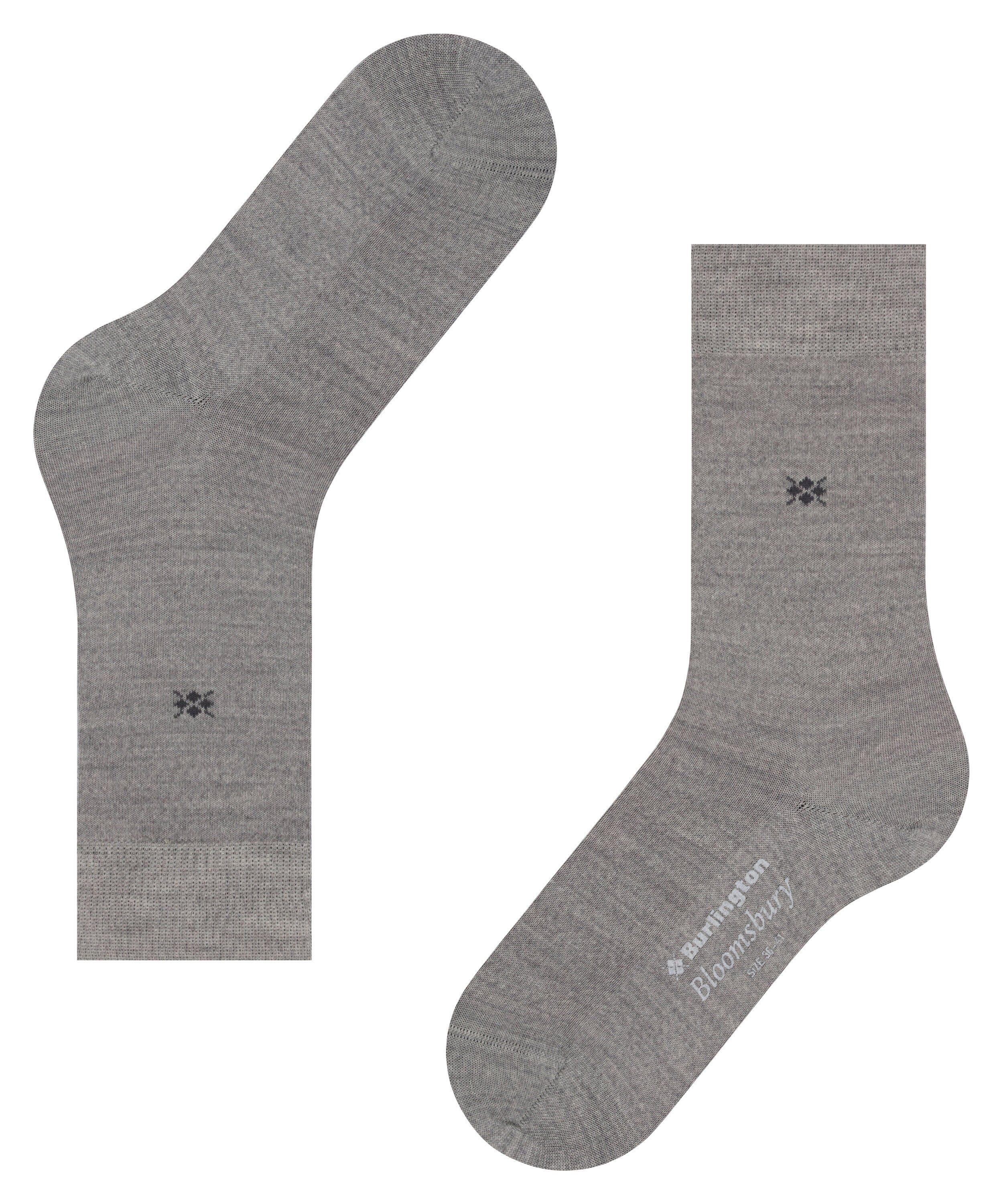 Burlington Socken Bloomsbury (1-Paar) light (3770) grey