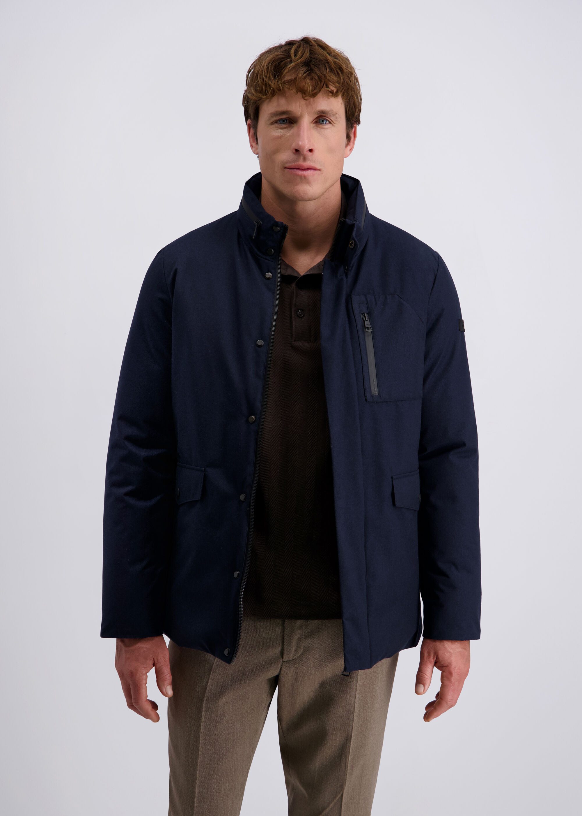 Pierre Cardin Funktionsjacke (1-St) mit hohem Kragen