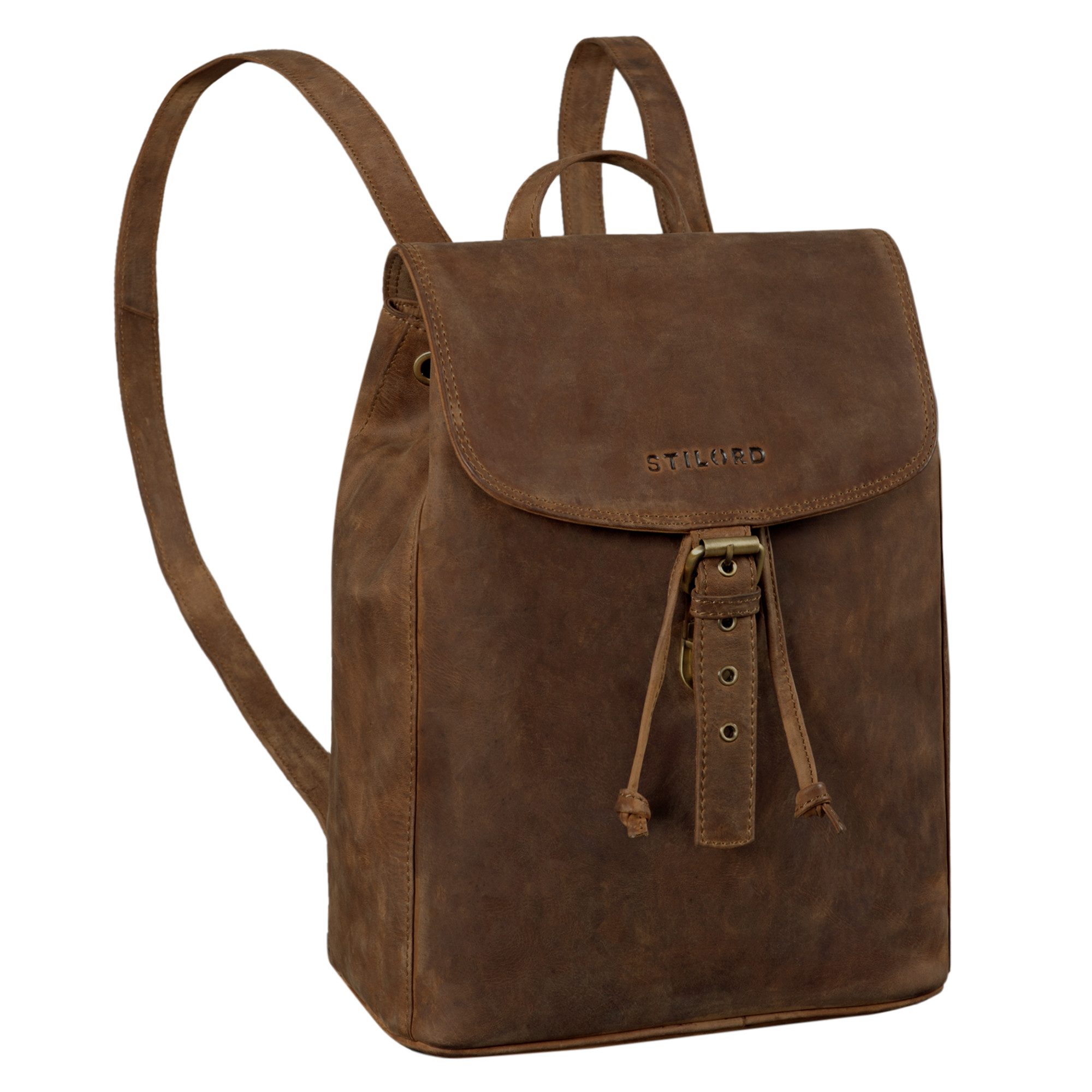 Cityrucksack "Valerie" Business Rucksack Damen Leder