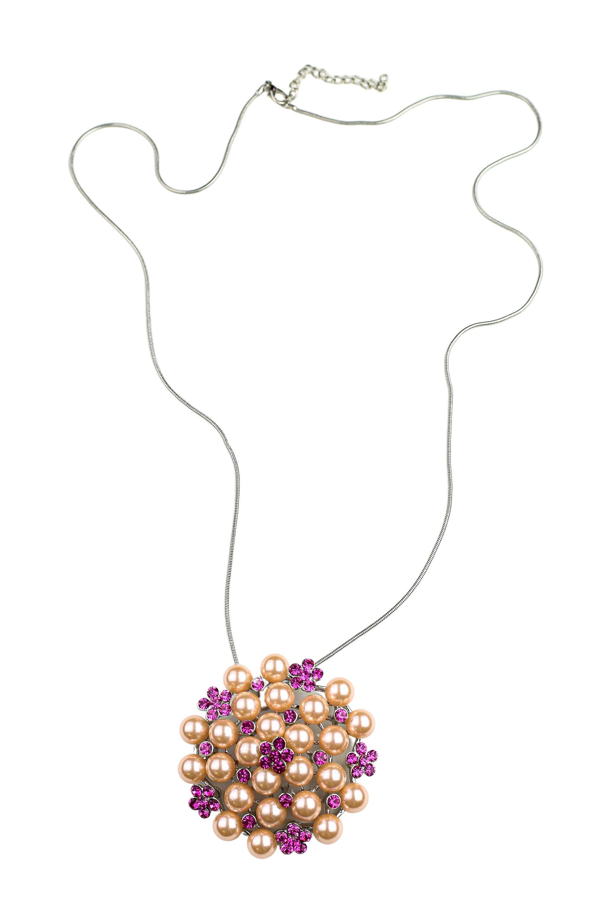 COLLEZIONE ALESSANDRO Lange Kette Jamila, mit opulentem Anhänger