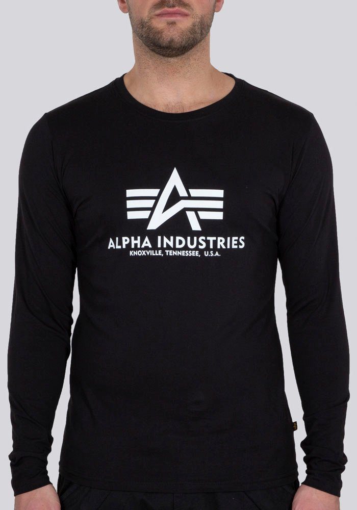 - black BASIC T Alpha LS Industries Langarmshirt