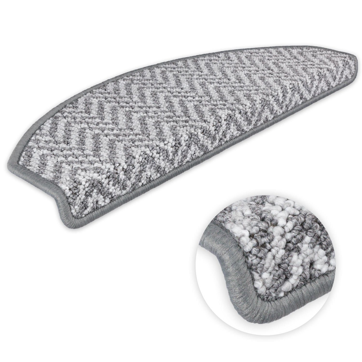 Metzker® Stufenmatte Stufenmatten Amsterdam, halbrund, Höhe: 6 mm, 15 Stück günstig online kaufen