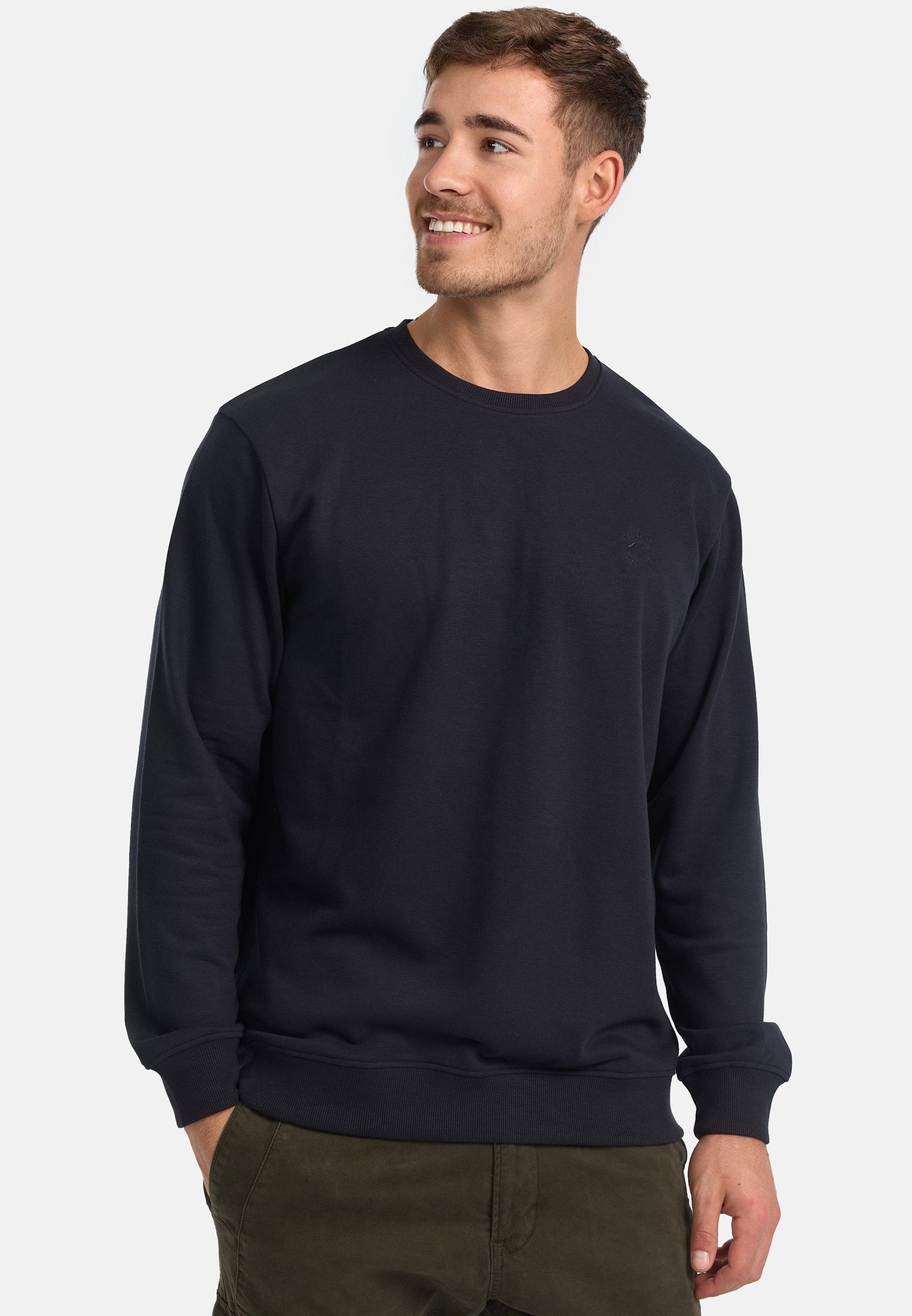 Indicode Navy Holt Sweater