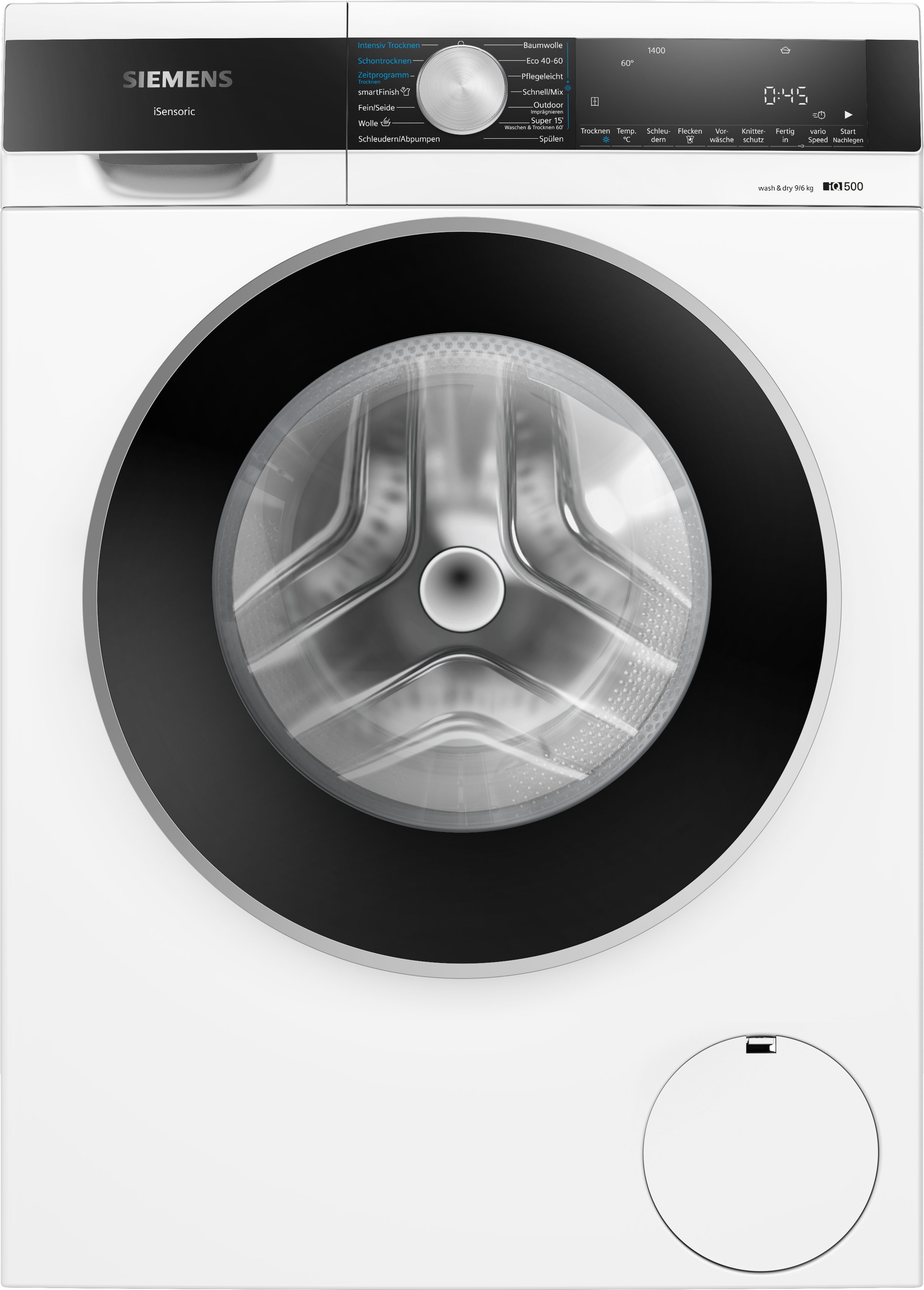 SIEMENS Waschtrockner iQ500 WN44G242, 9 kg, 6 kg, 1400 U/min
