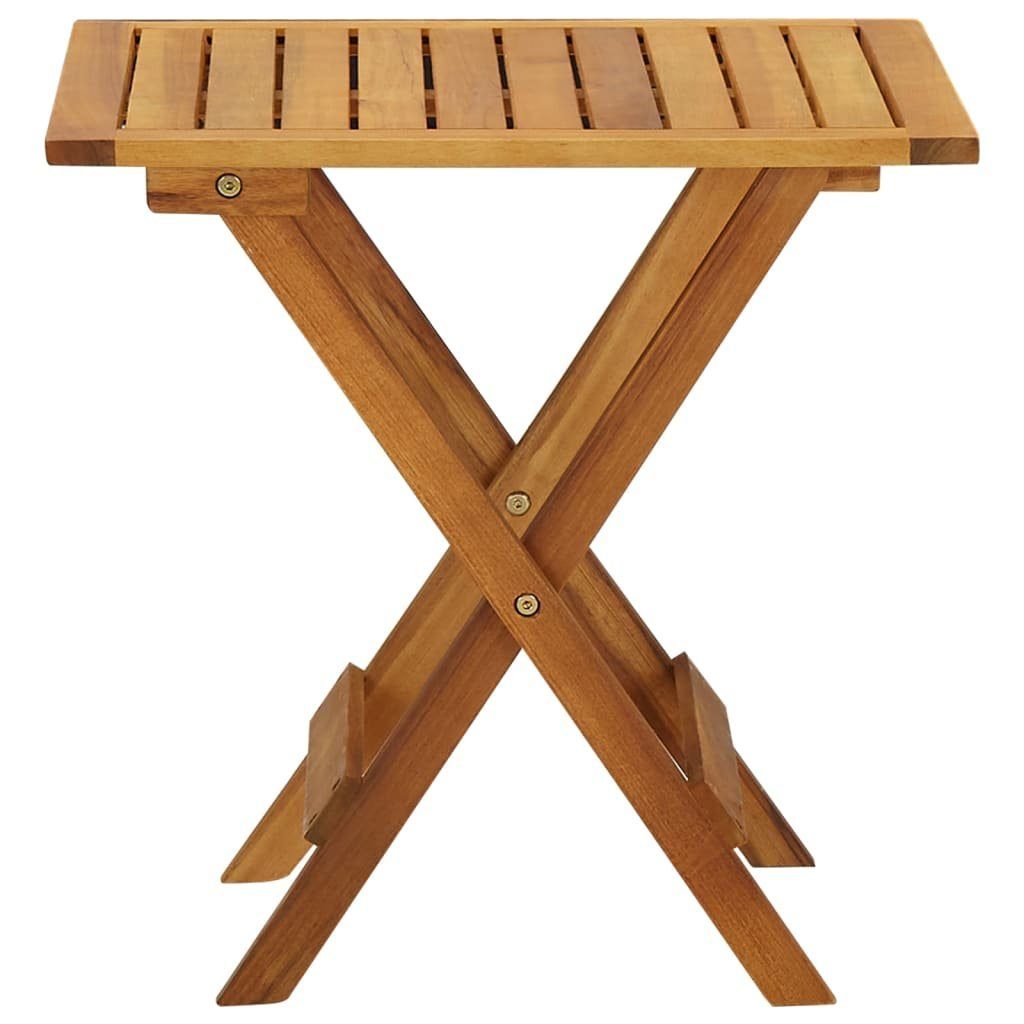 vidaXL Gartentisch Bistrotisch 46x46x47 cm Massivholz (1-St)