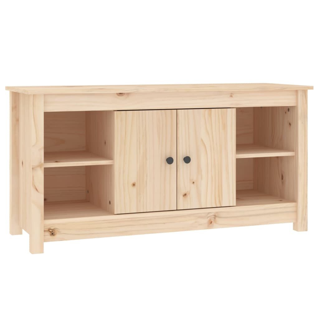 vidaXL TV-Schrank TV-Schrank 103x36,5x52 cm Massivholz Kiefer (1-St)
