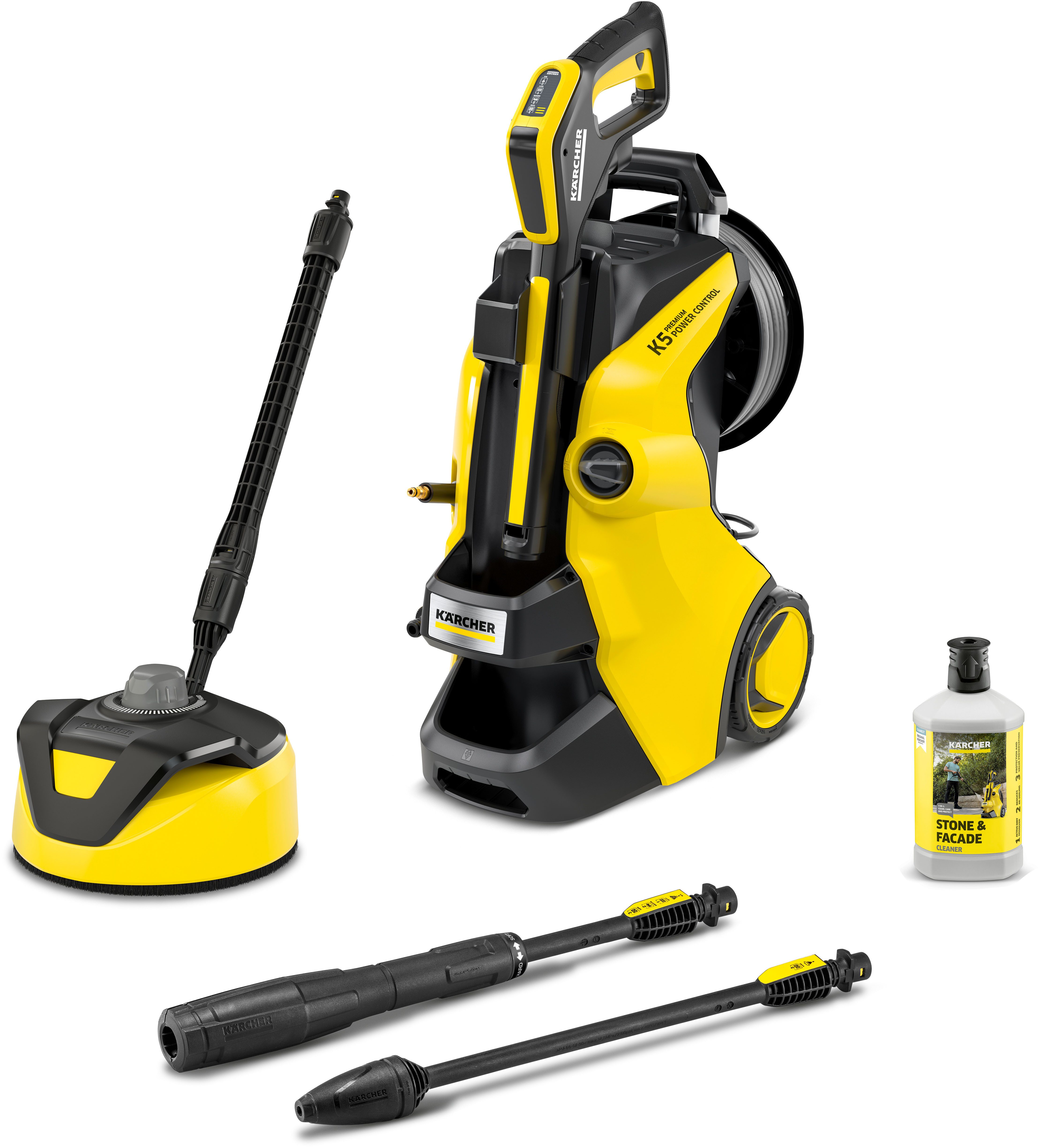 KÄRCHER Минимойки K 5 Premium Power Control Flex Home, Druck max: 145 bar, 2100 W, Fördermenge max: 500 l/h, inkl. Home-Kit & Schlauchtrommel