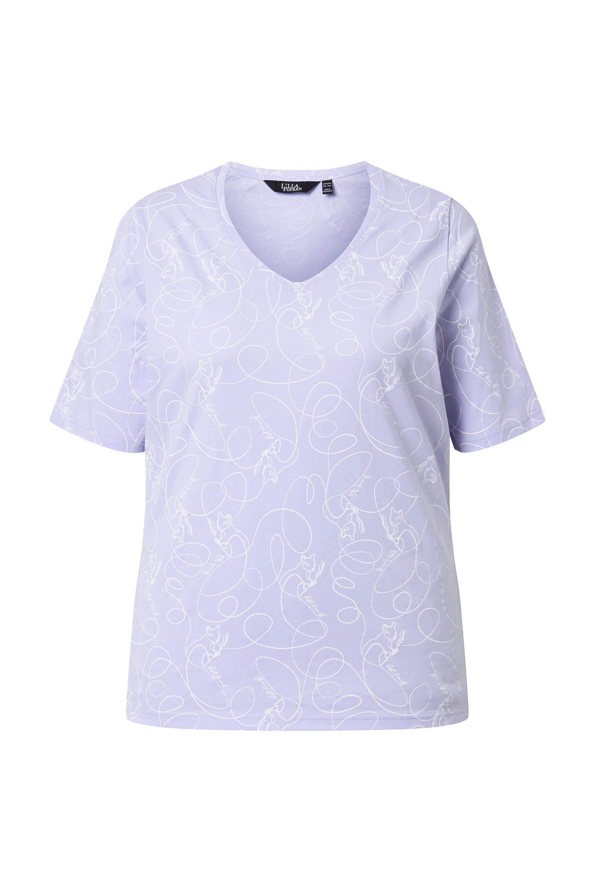 T-Shirt T-Shirt Tiere Classic V-Ausschnitt Halbarm