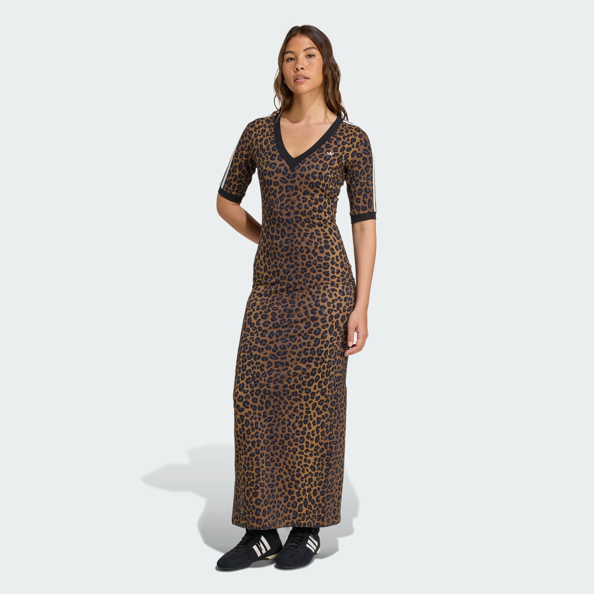 adidas Originals Winterjacke LEOPARD V-NECK MAXI günstig online kaufen