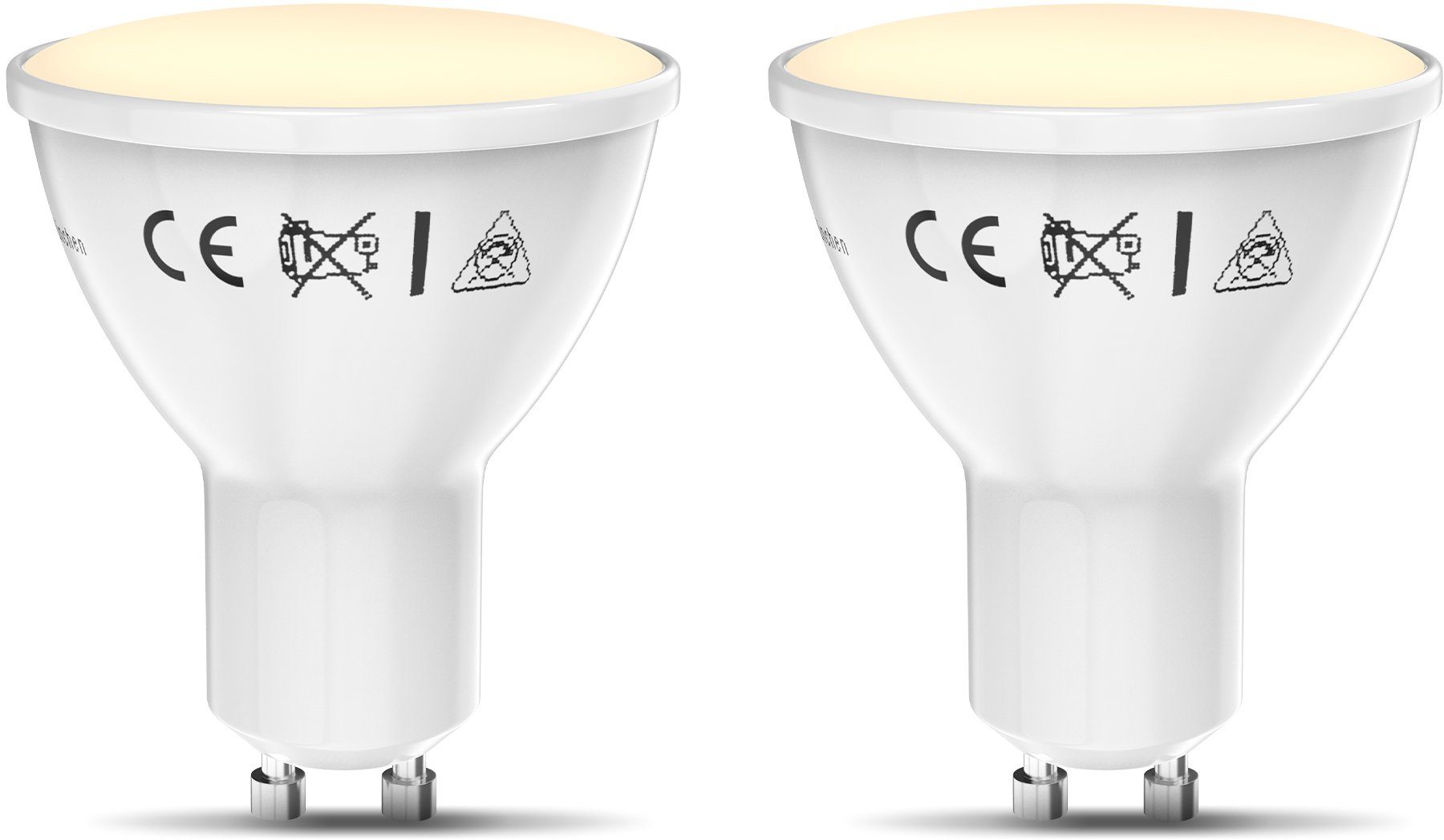B.K.Licht LED-Leuchtmittel, GU10, 2 St., Warmweiß, günstig online kaufen