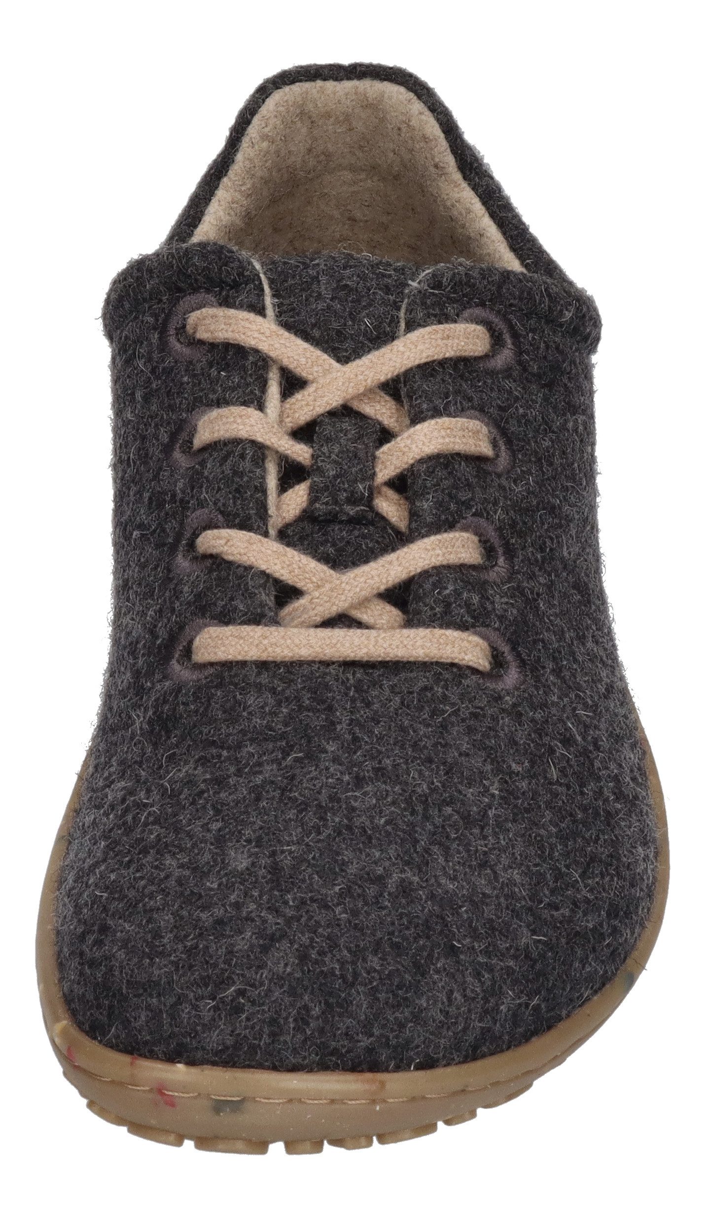 KOEL INES ECO MERINO Barfußschuh dark grey