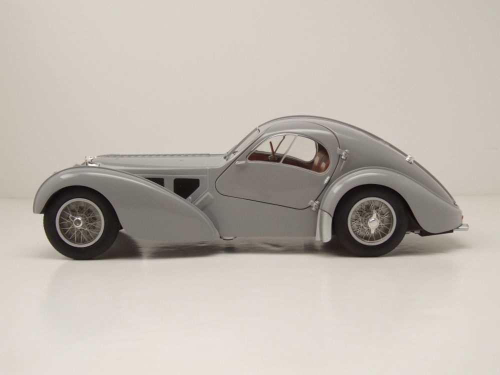 Solido Modellauto Bugatti Type 57 SC Atlantic 1937 grau Modellauto 1:18 Solido, Maßstab 1:18