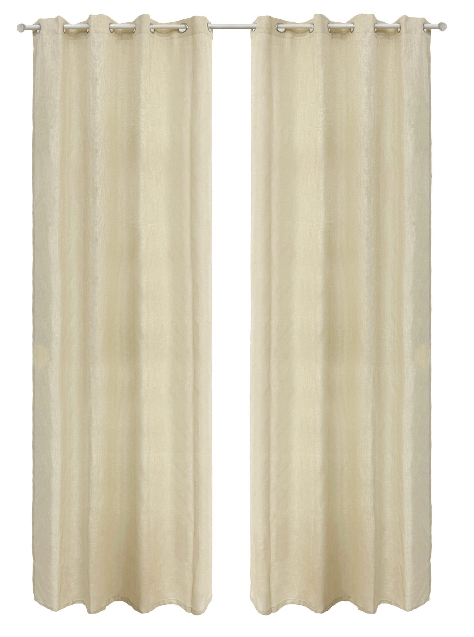 andas Gardine Tursik (1 St), Ösen, blickdicht, Leinenstruktur, Blickdicht, günstig online kaufen