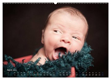 CALVENDO Wandkalender Baby - süße Träume (Premium, hochwertiger DIN A2 Wandkalender 2023, Kunstdruck in Hochglanz)
