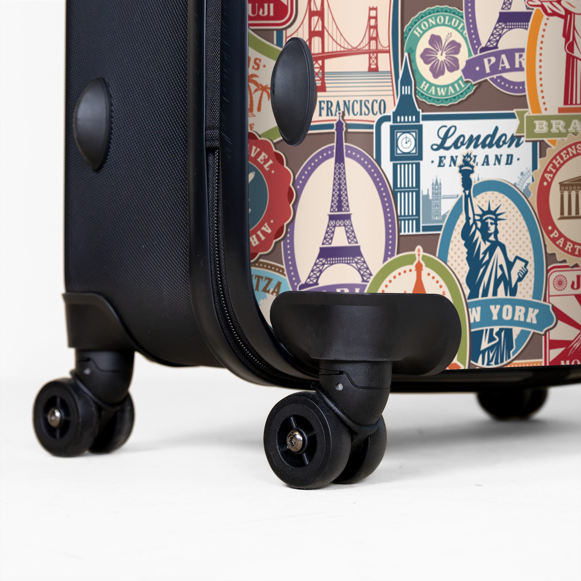 NoBoringSuitcases.com© Hartschalen-Trolley Reisen - Muster - günstig online kaufen
