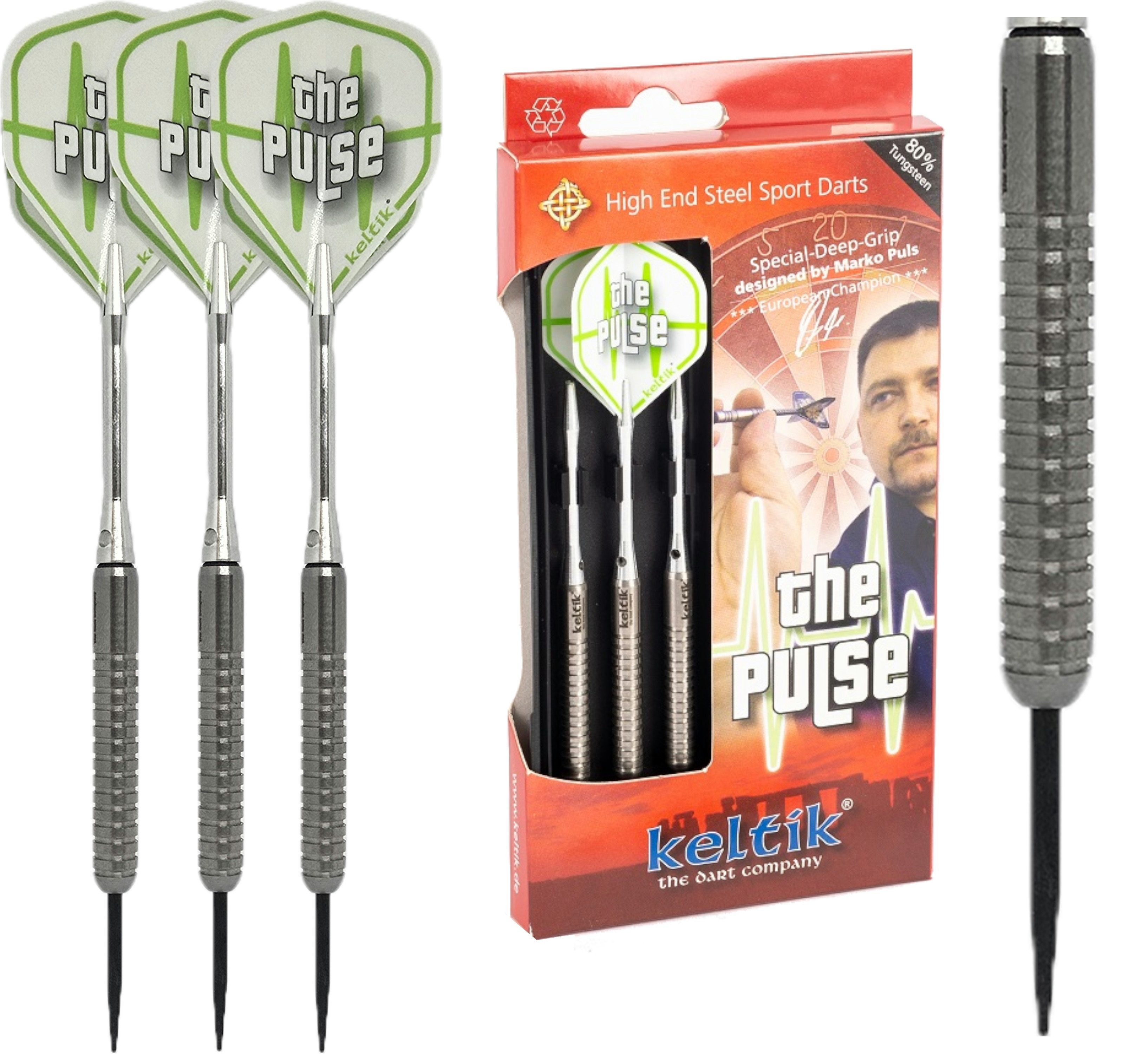 Dartpfeil Steeldart Steel Dart Pfeile Keltik The Pulse Caliber 80% Tungsten 21 g